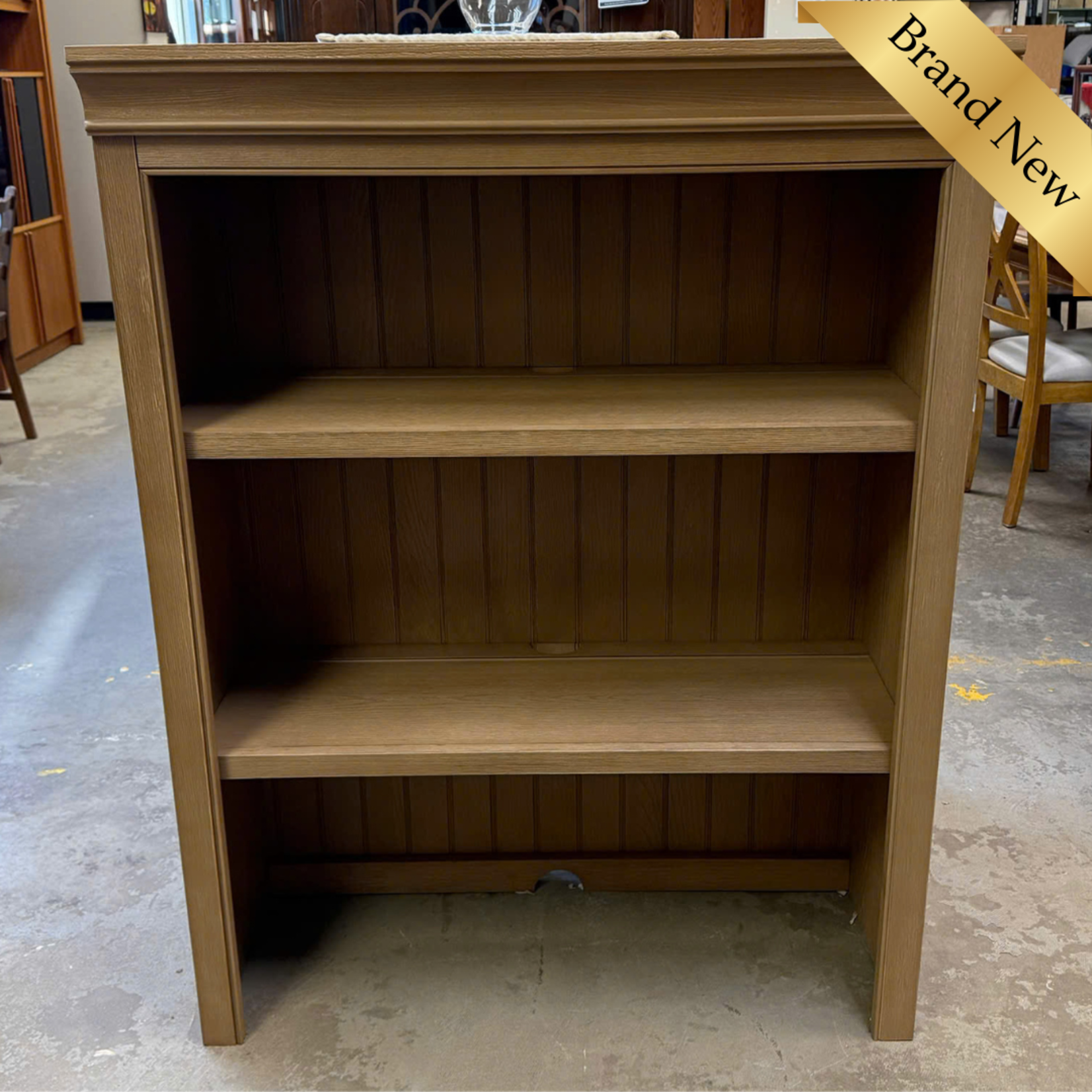 Beige Bookshelf - 2 Shelves