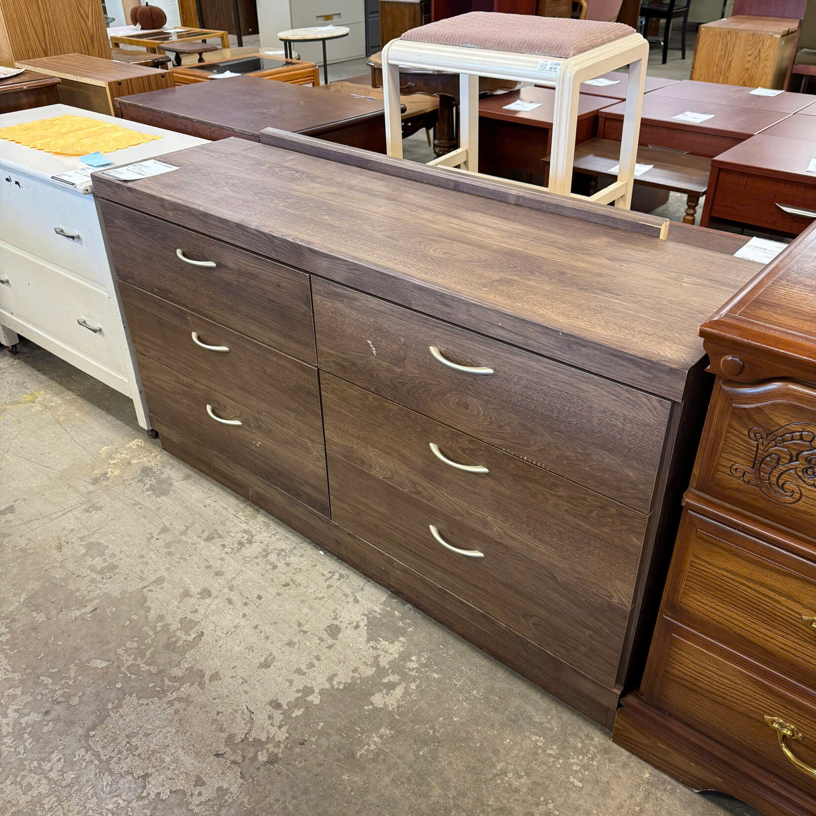 6 drawer dresser with mirror