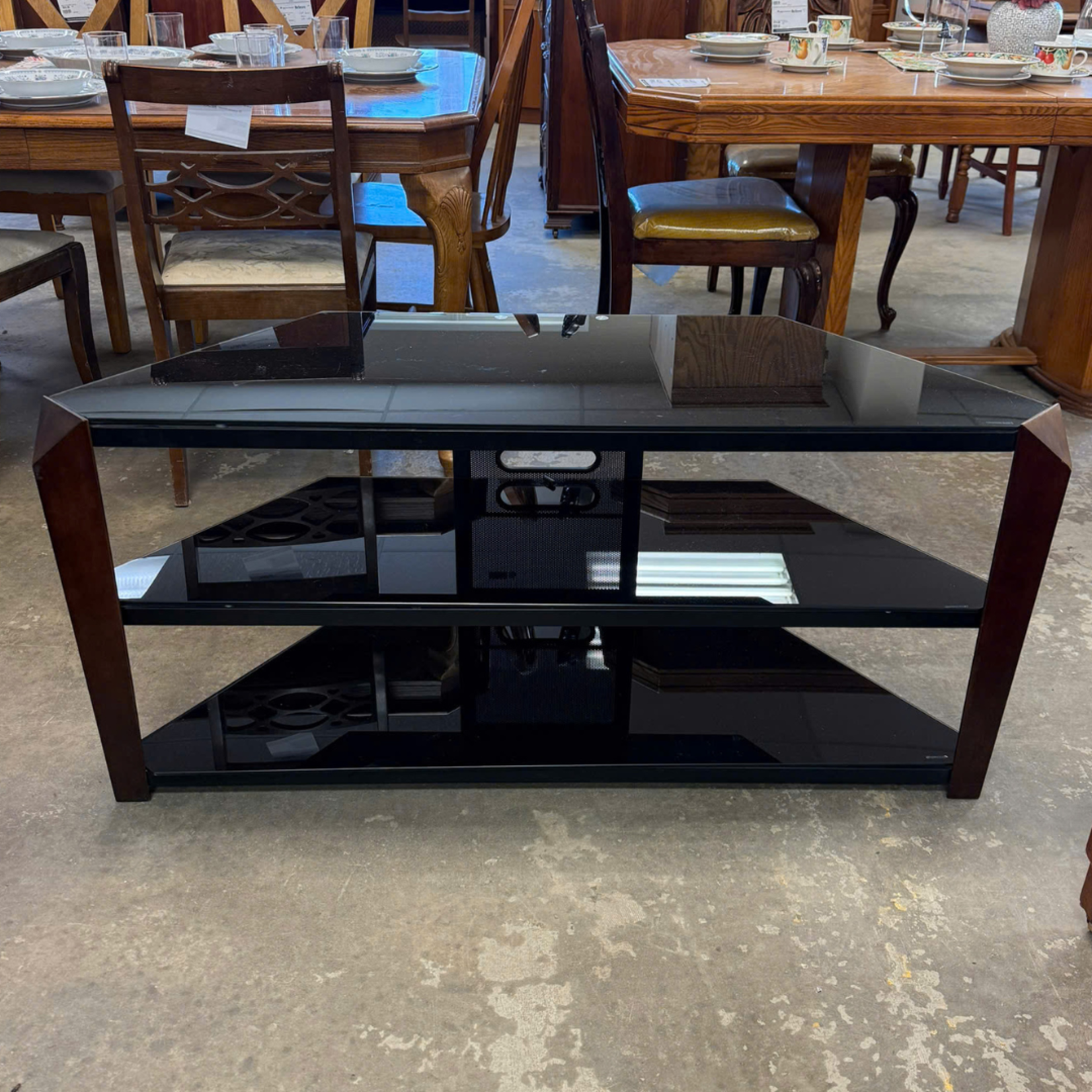 Glass TV Stand