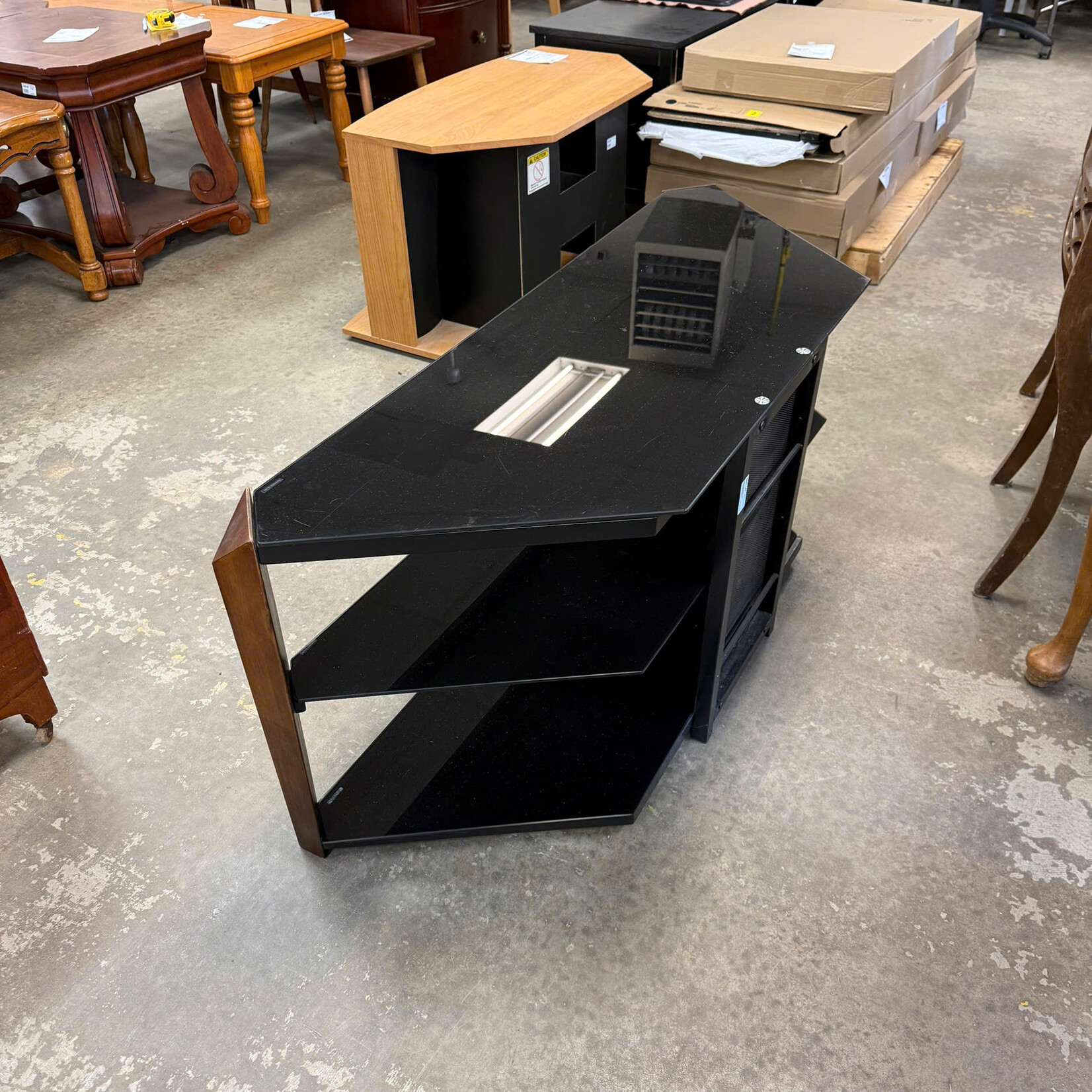 Glass TV Stand
