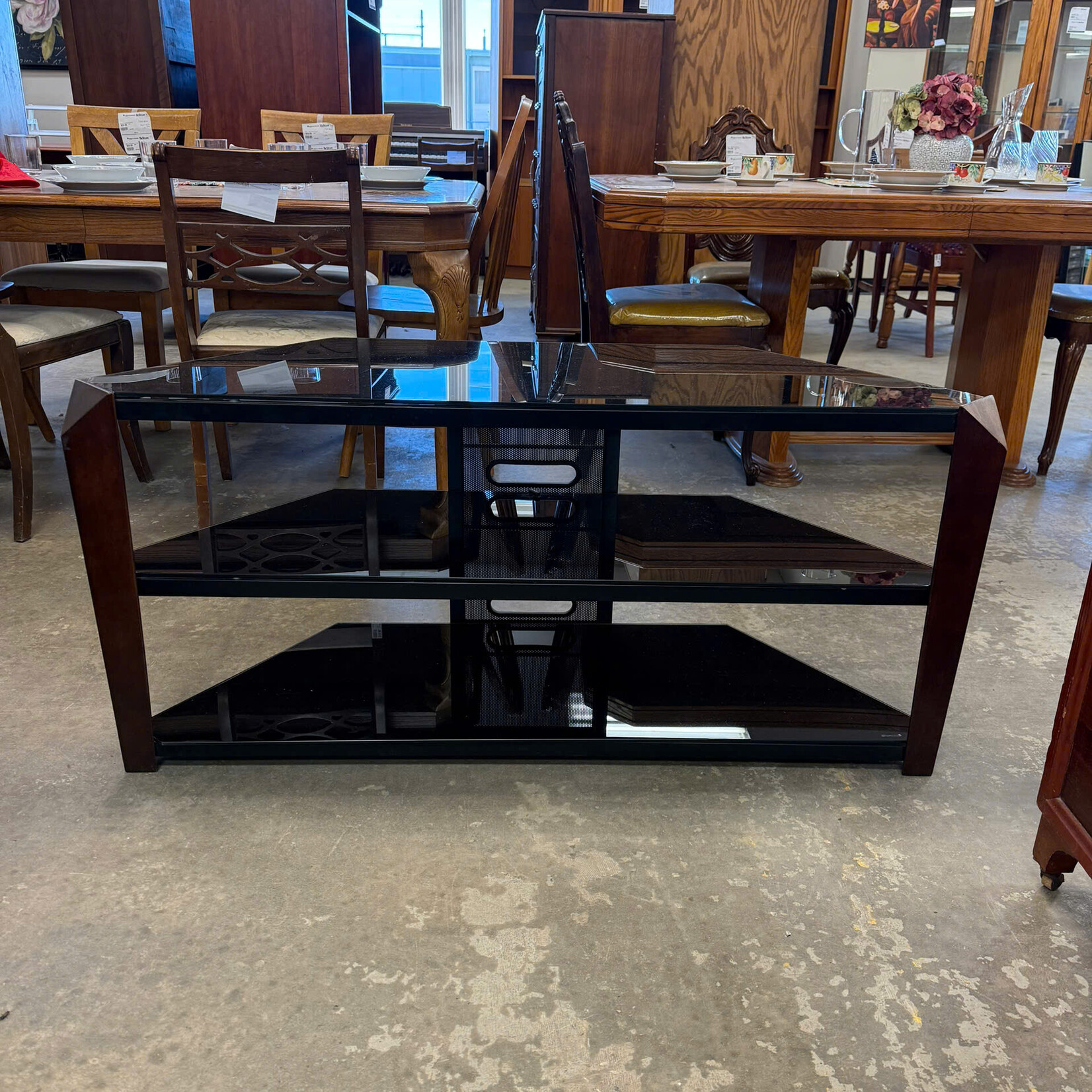 Glass TV Stand