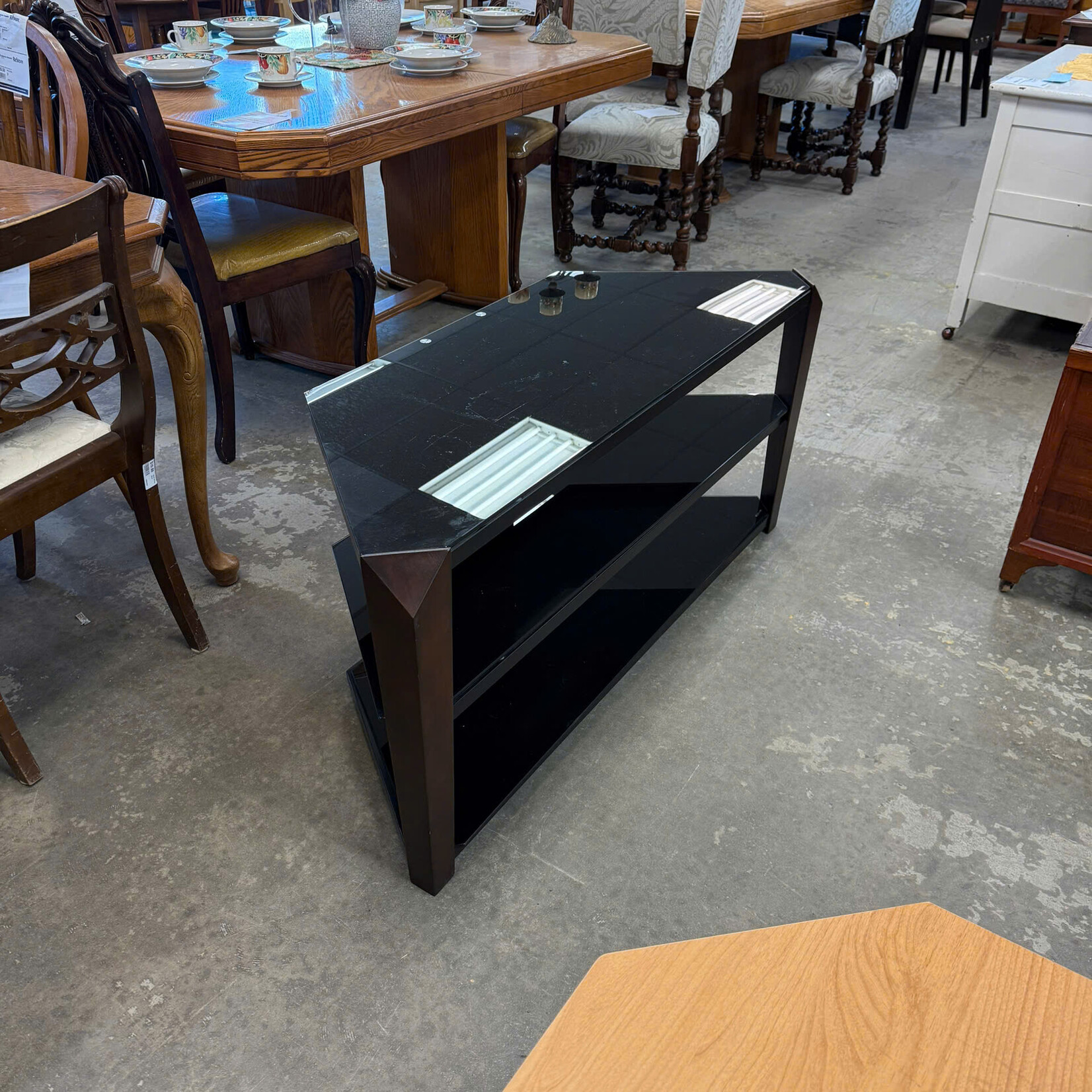 Glass TV Stand