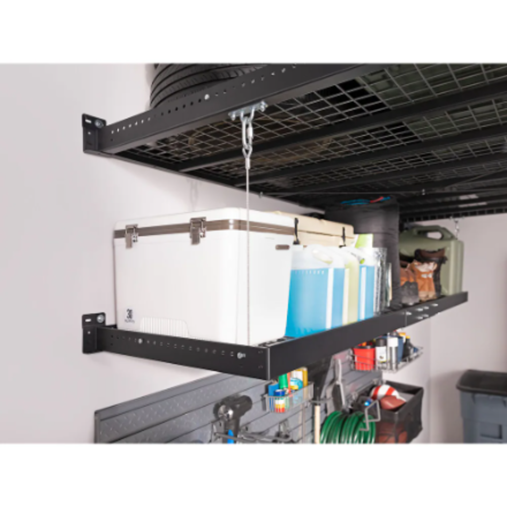 Wall Mounted Steel Shelf