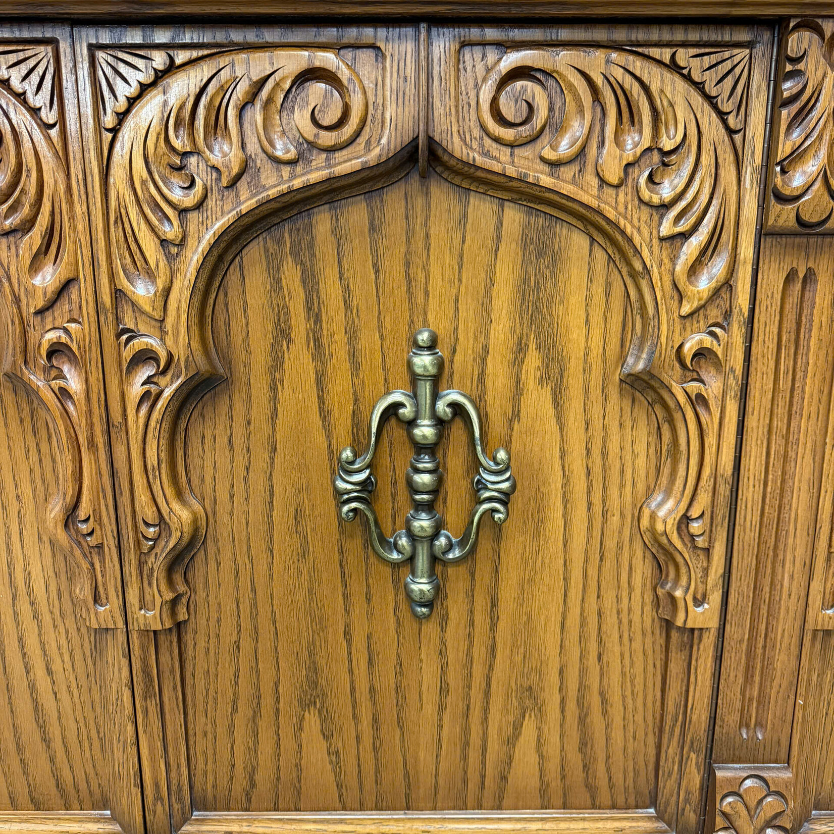 Large Wooden China Cabinet