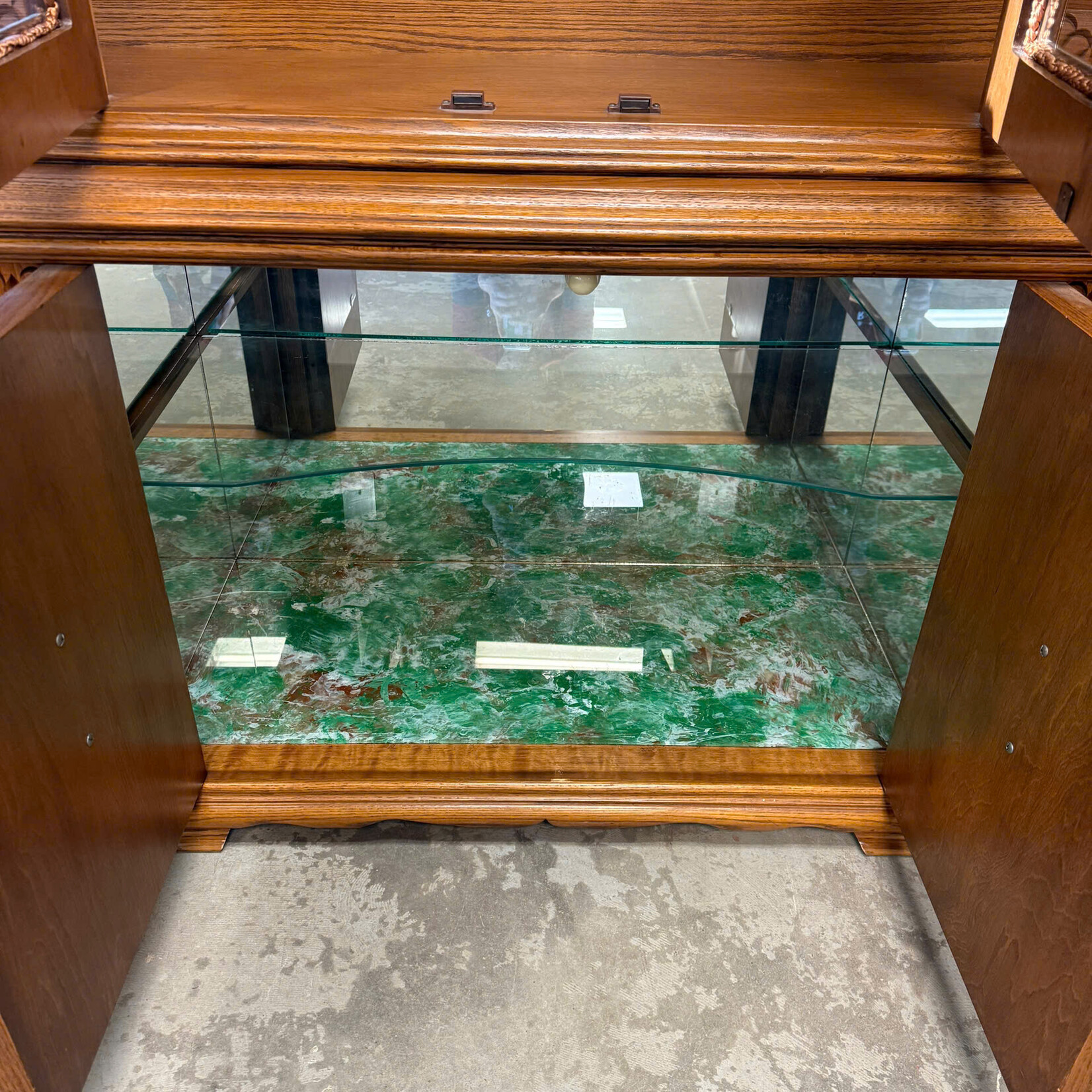 Large Wooden China Cabinet