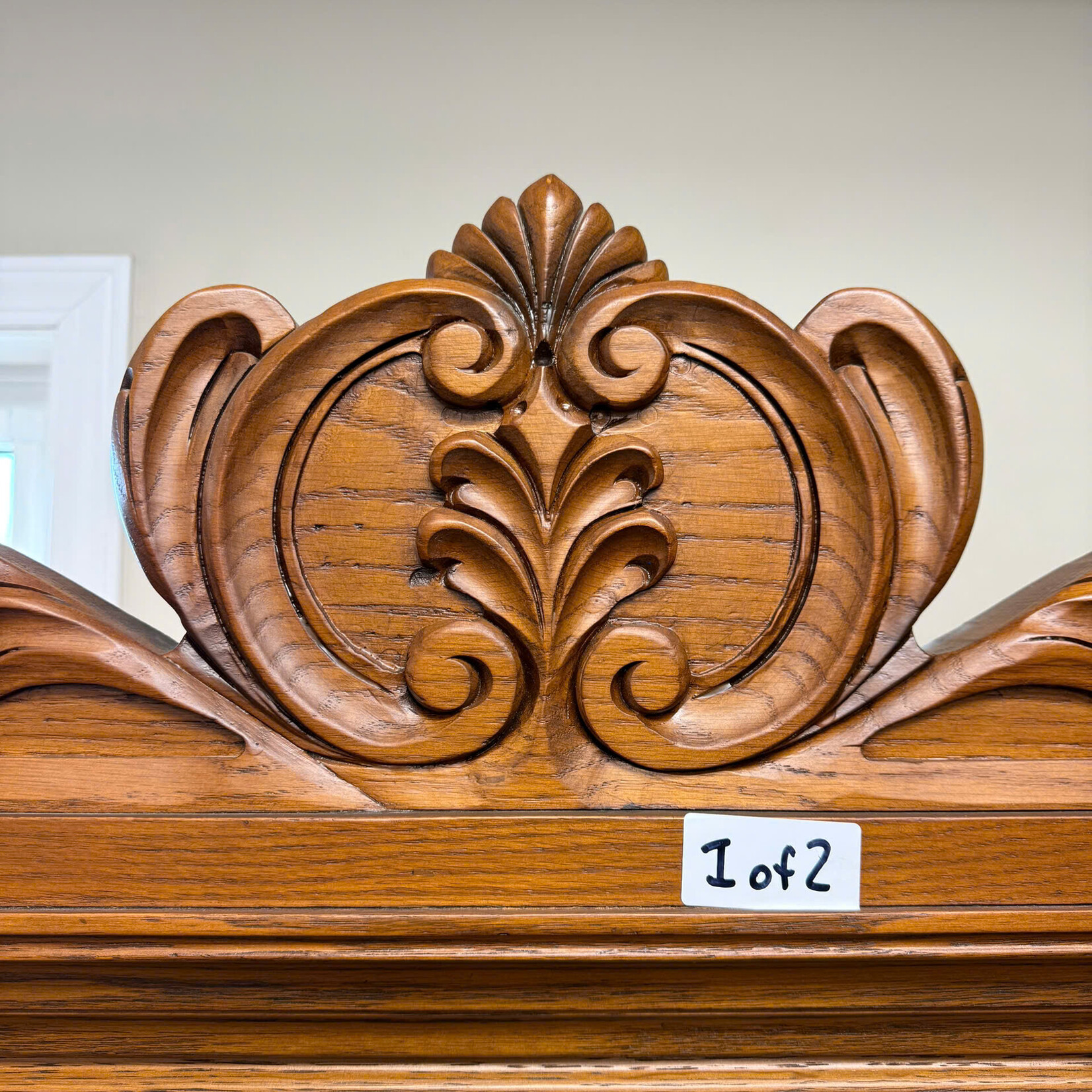 Large Wooden China Cabinet