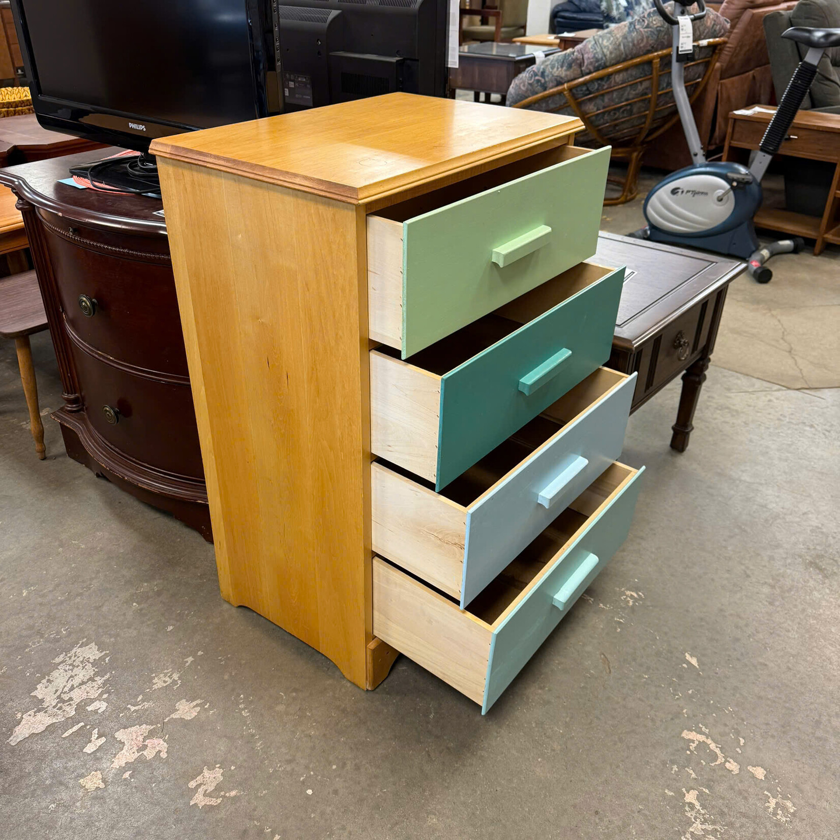 4 Drawer Tall Dresser