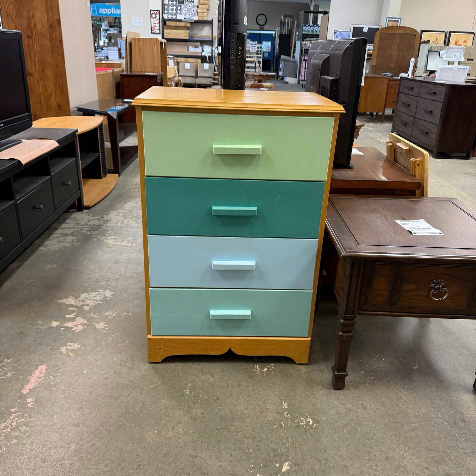 4 Drawer Tall Dresser