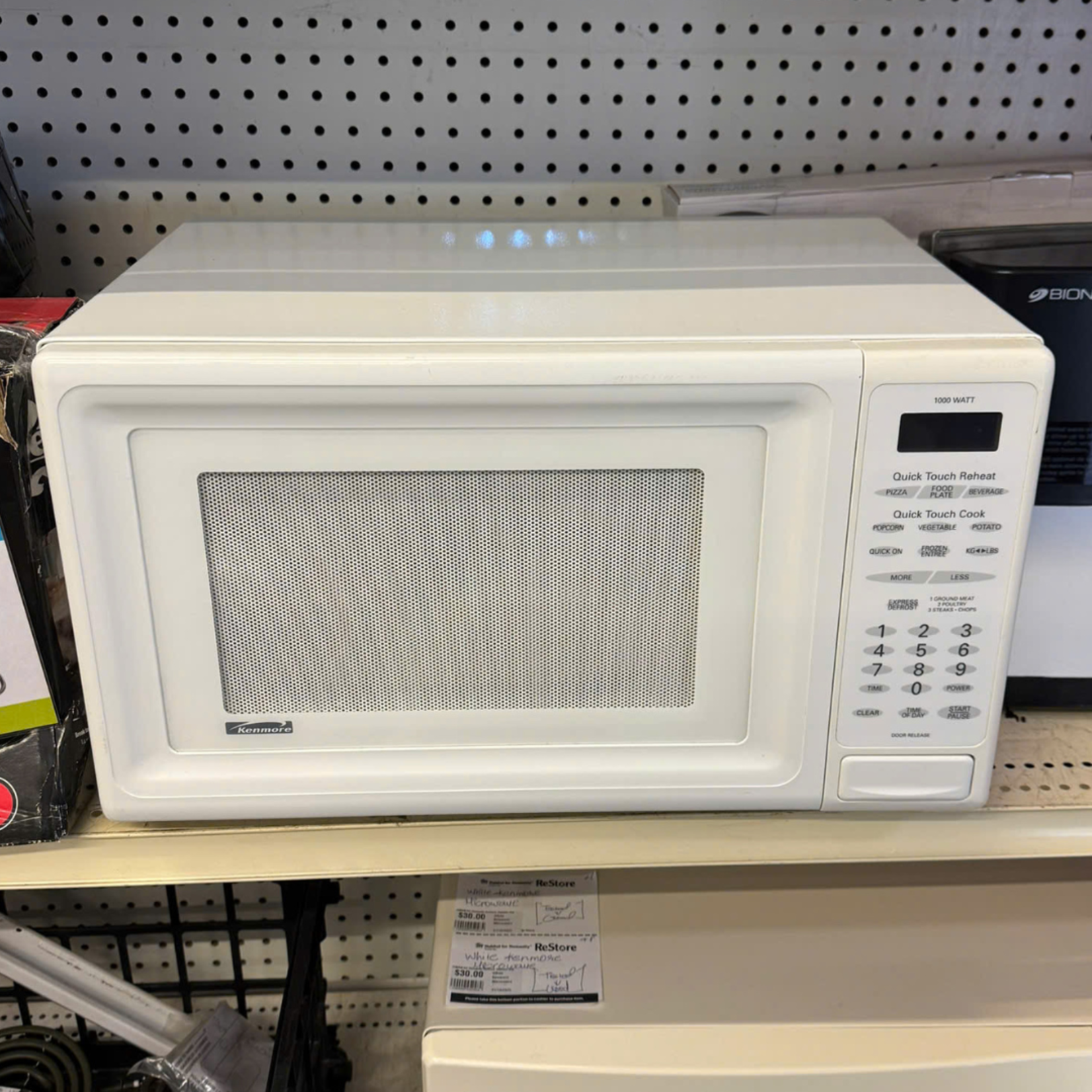 Kenmore Microwave Oven (Tested Good)