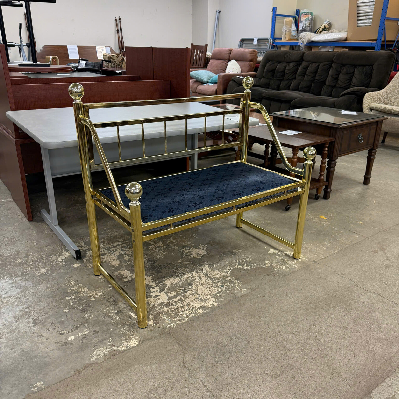 Brass Bench