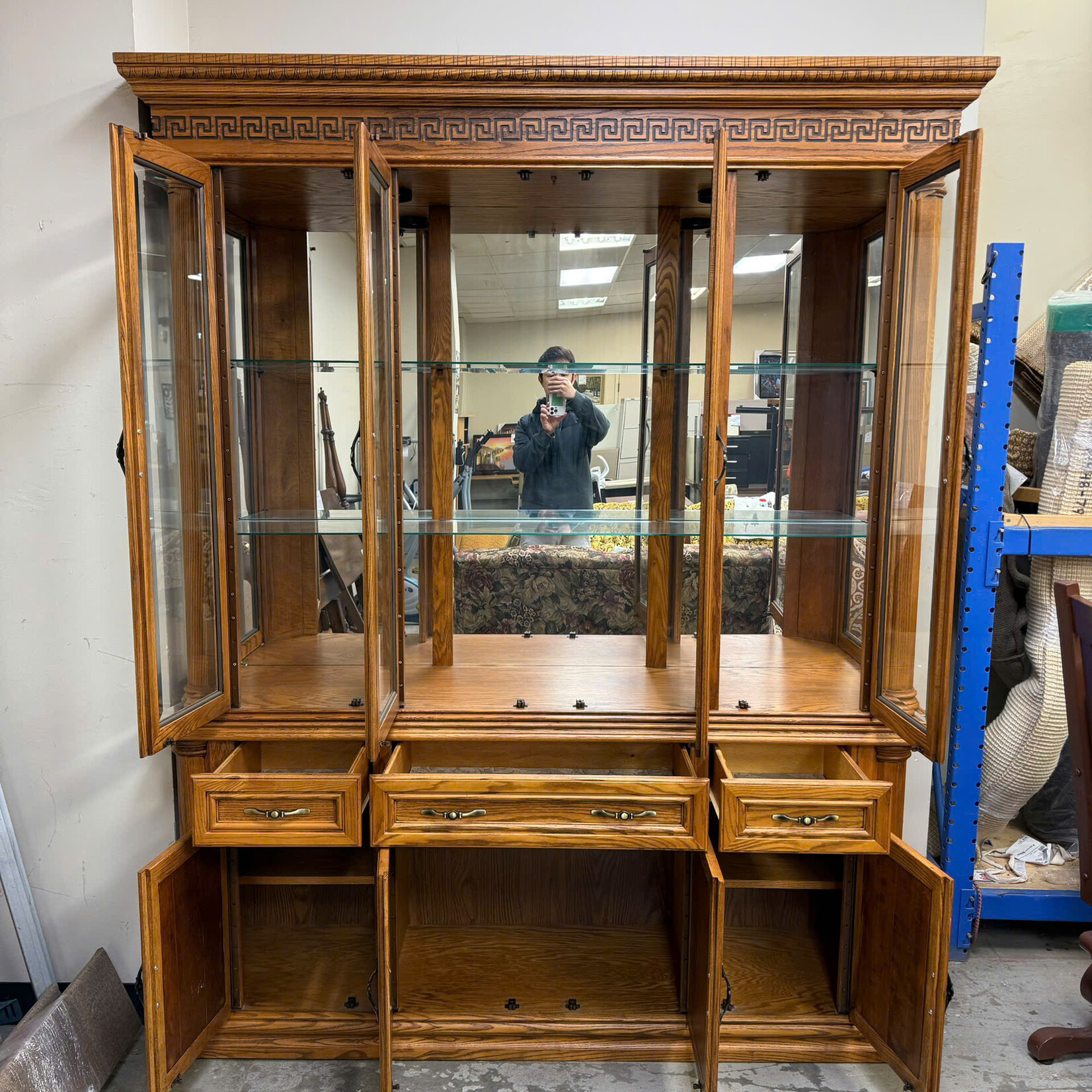 Wooden China Cabinet