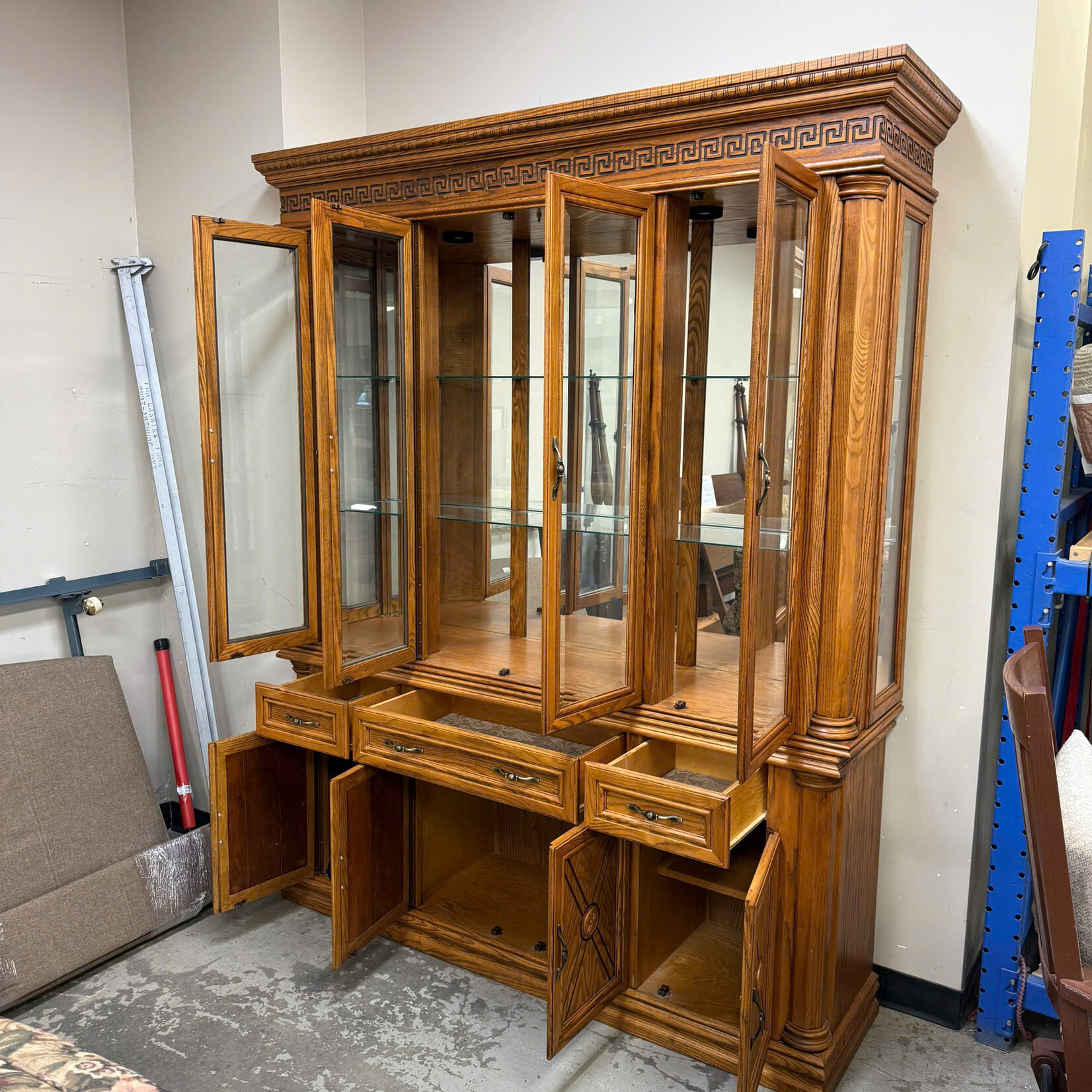 Wooden China Cabinet