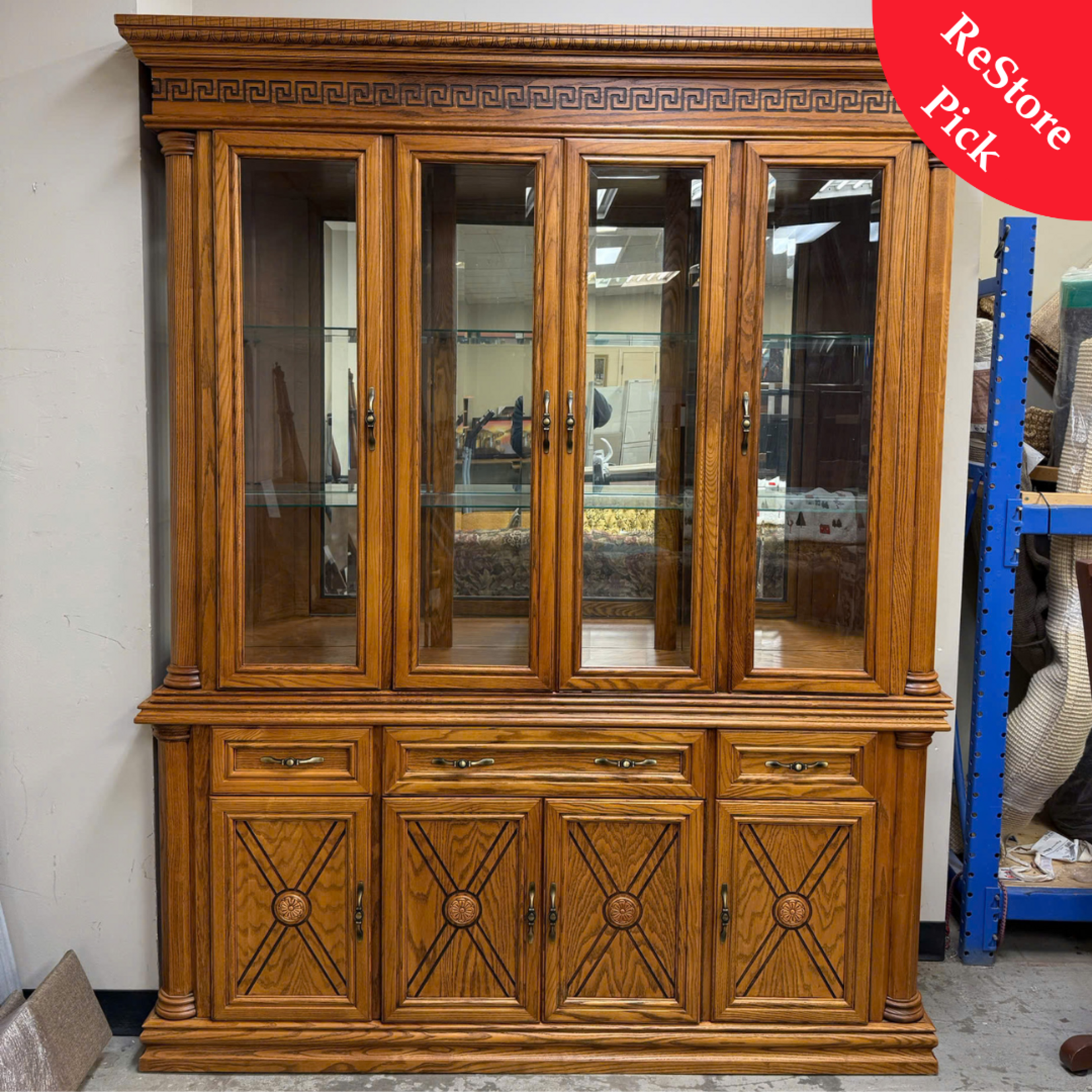 Wooden China Cabinet