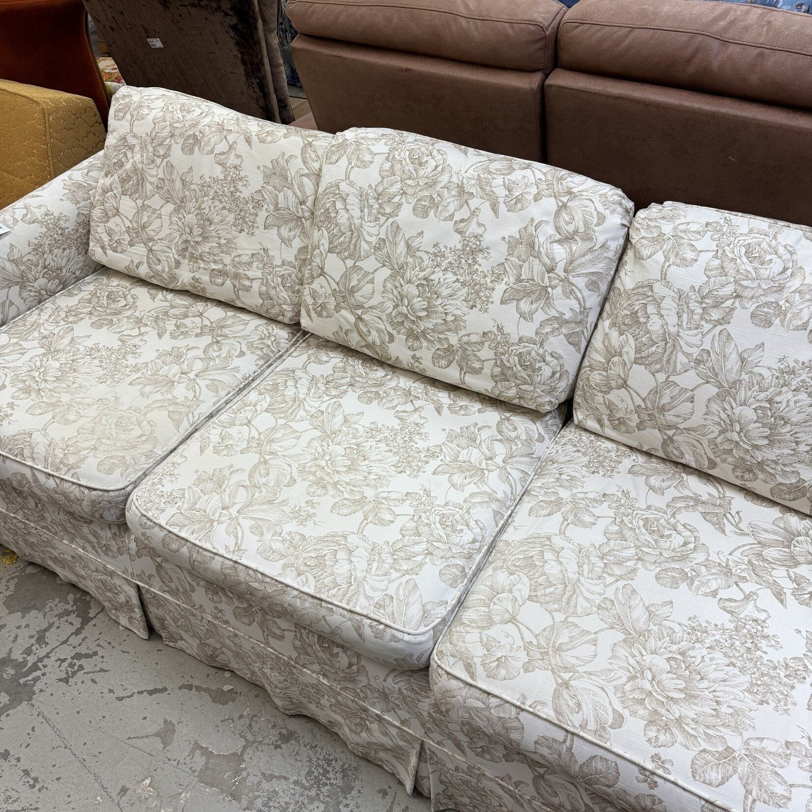 White Flower Couch