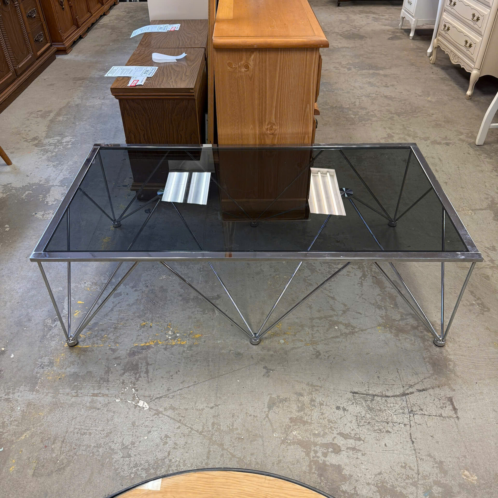 Black Glass Coffee Table
