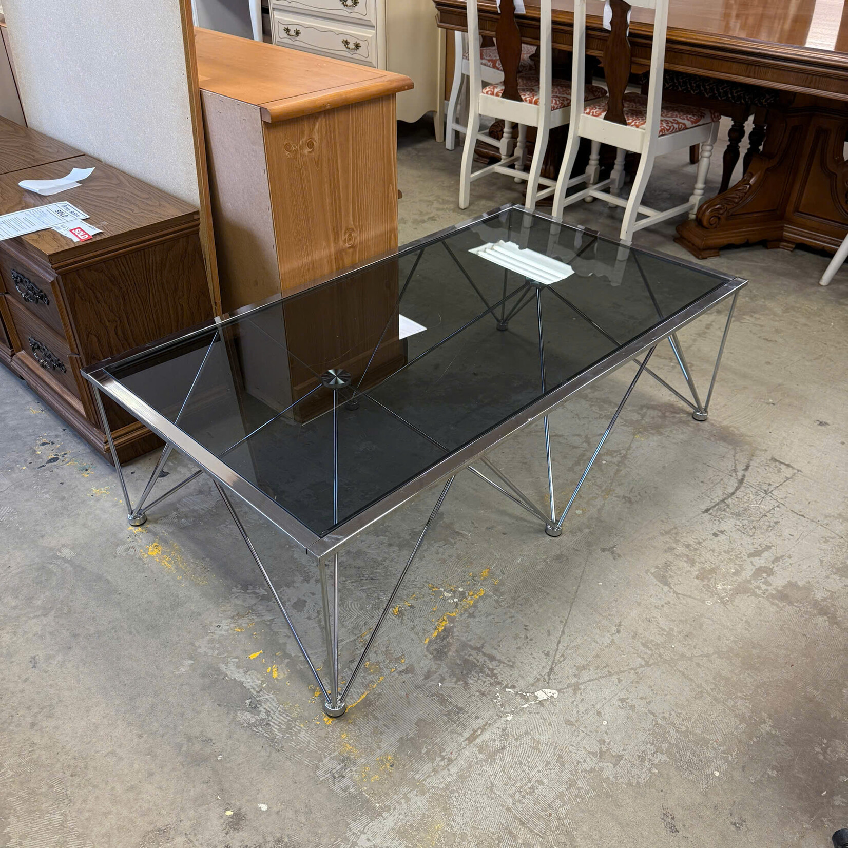 Black Glass Coffee Table