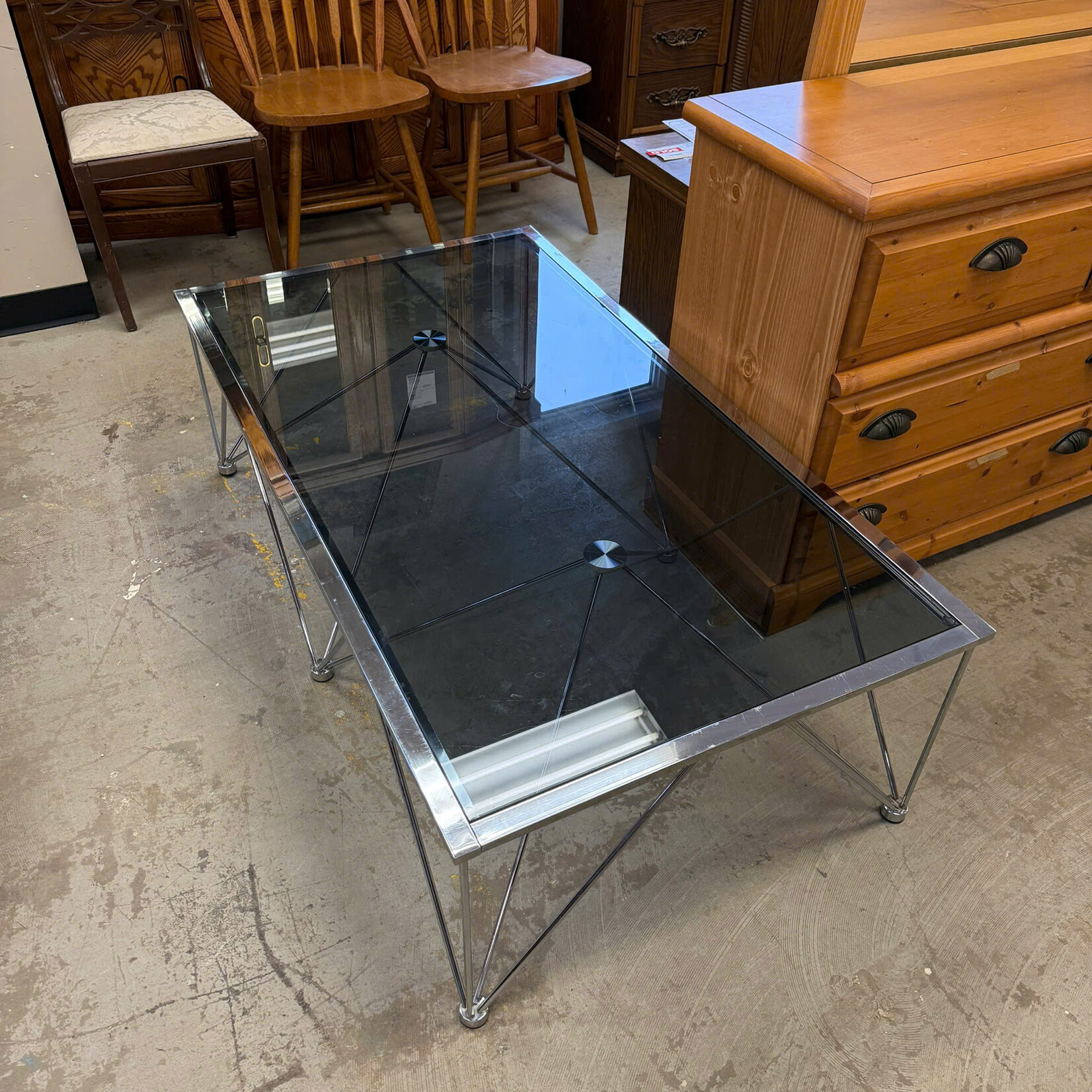 Black Glass Coffee Table