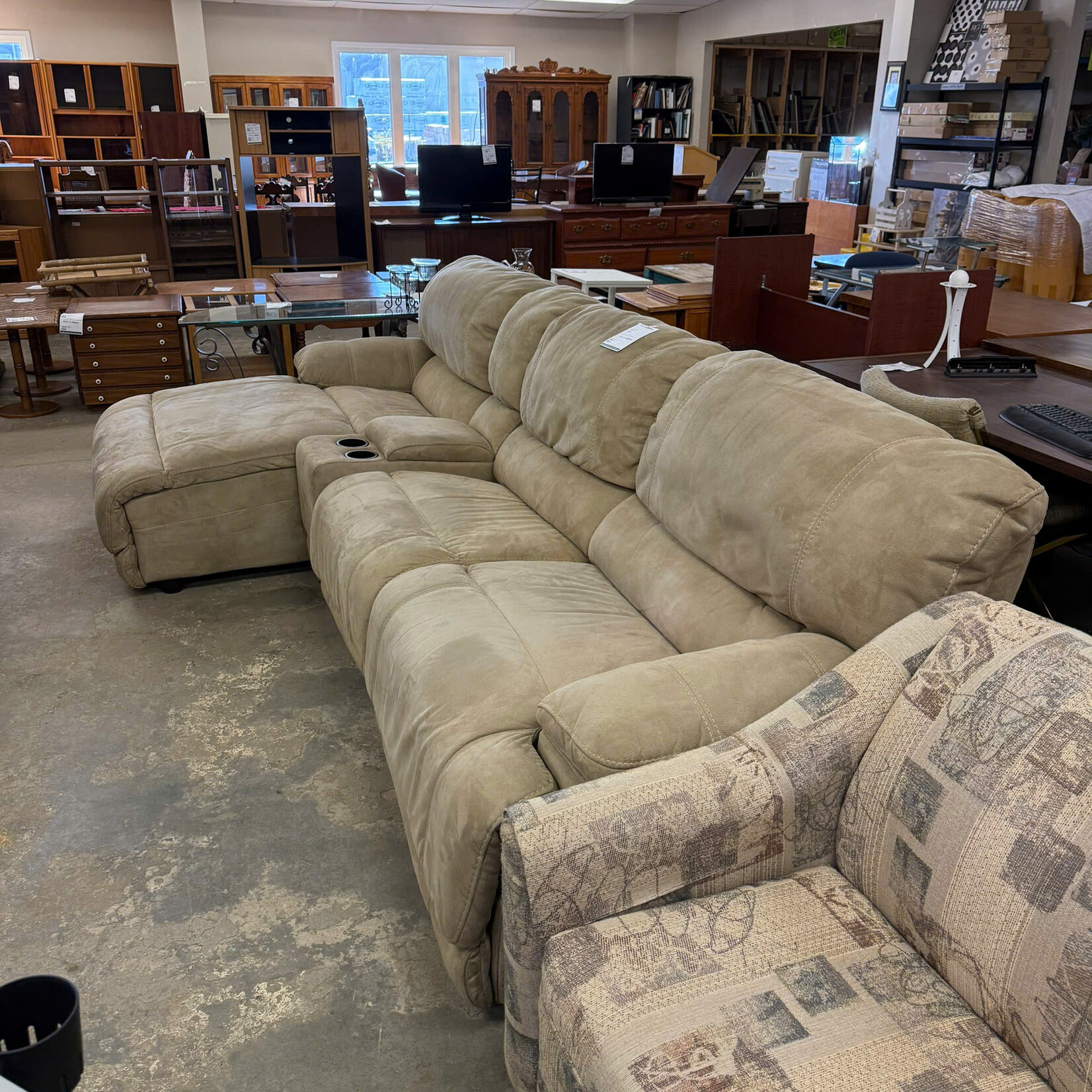 Beige Sectional Couch