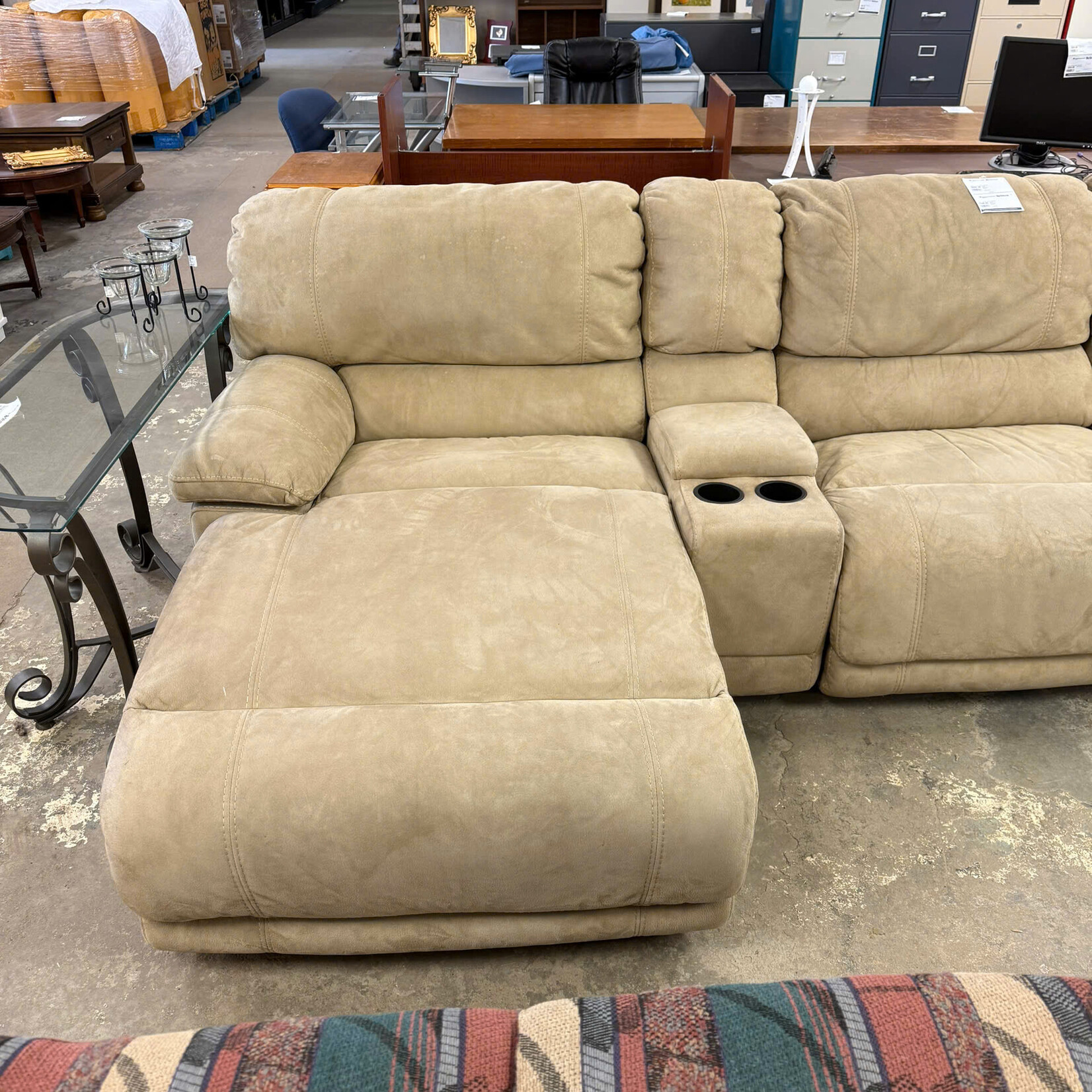 Beige Sectional Couch
