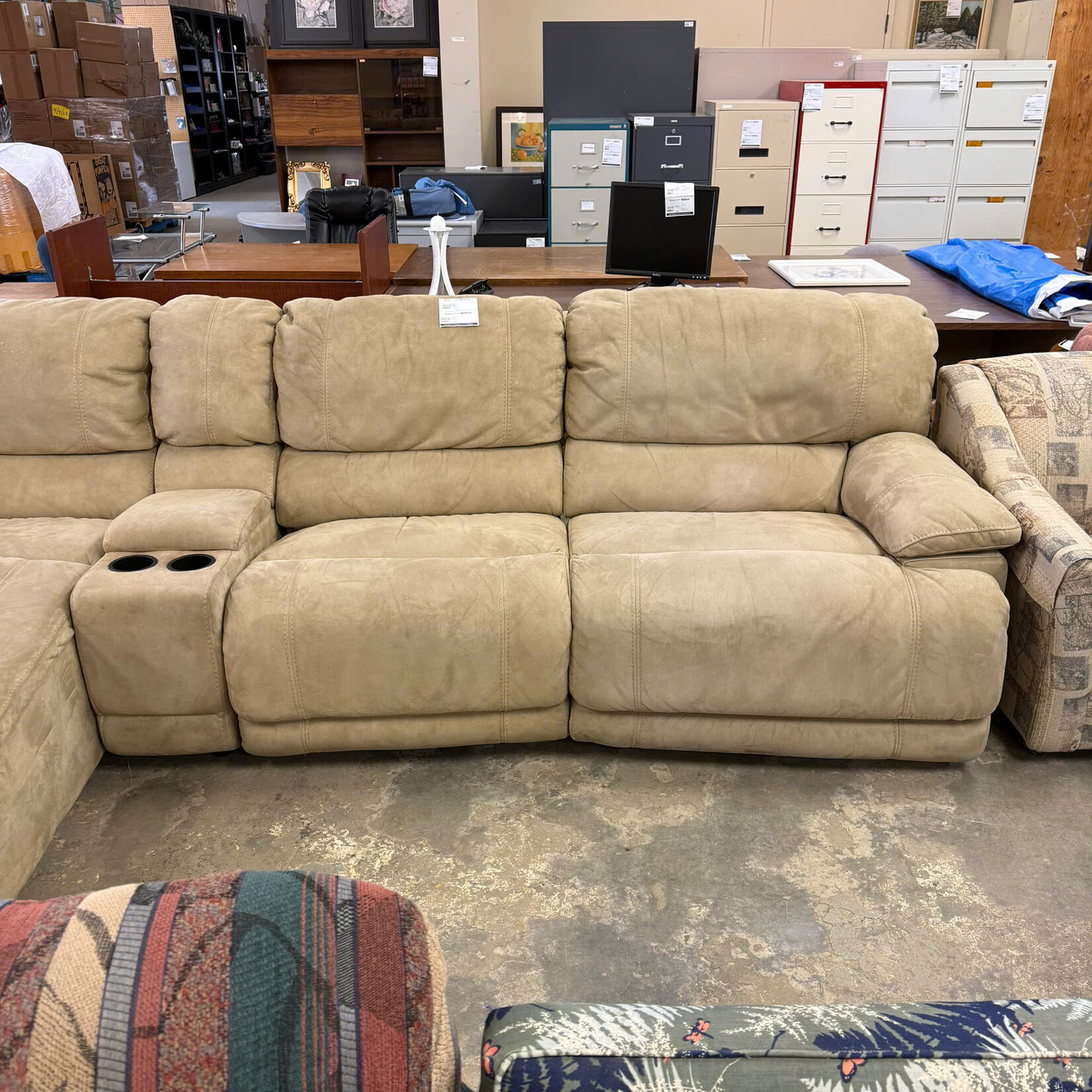 Beige Sectional Couch
