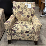 Living Room Chair w/ Floral Pattern