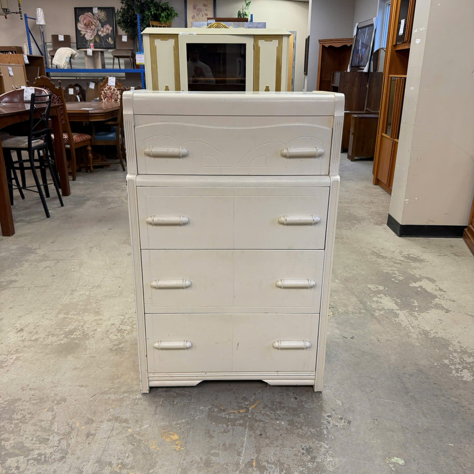White 4-Drawer Dresser