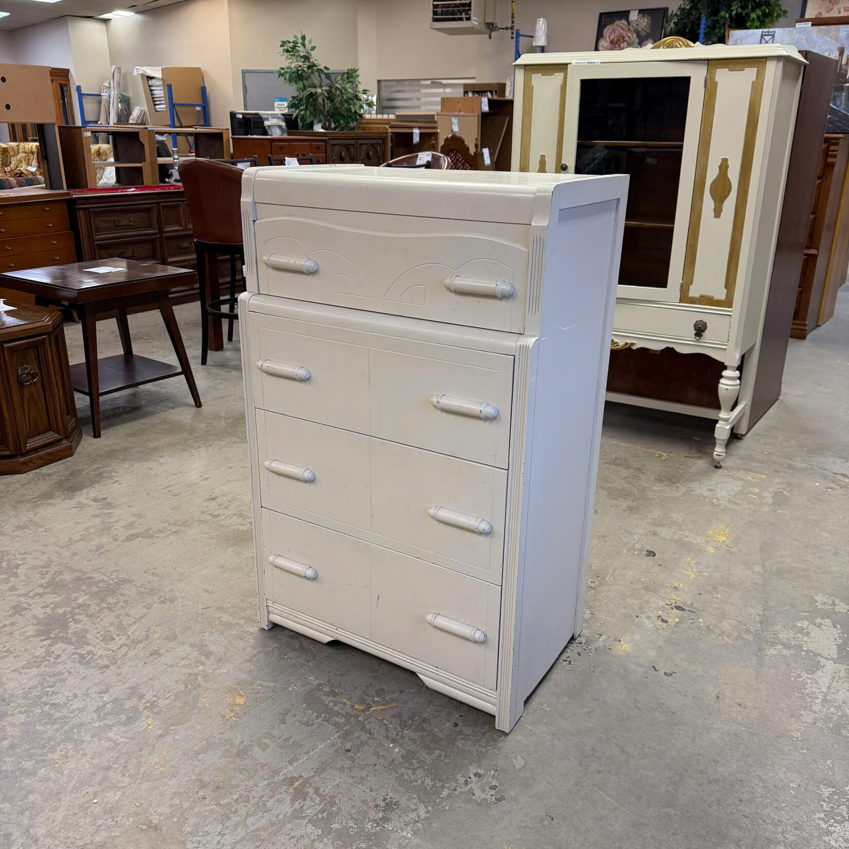 White 4-Drawer Dresser