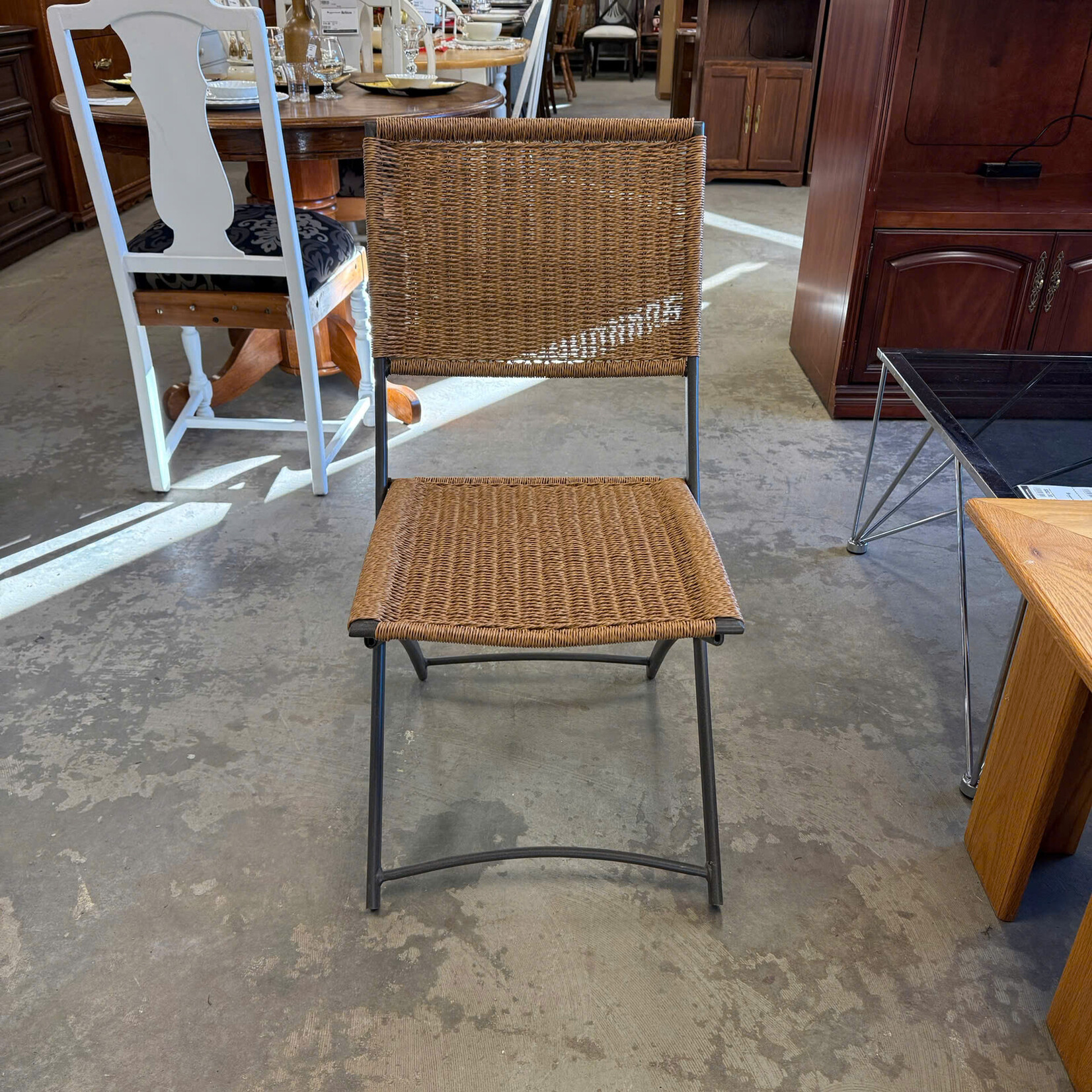 Wicker Folding Chair