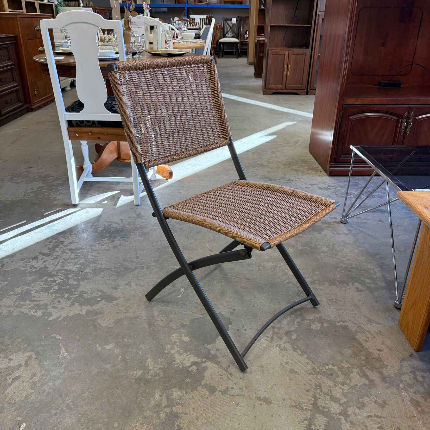 Wicker Folding Chair