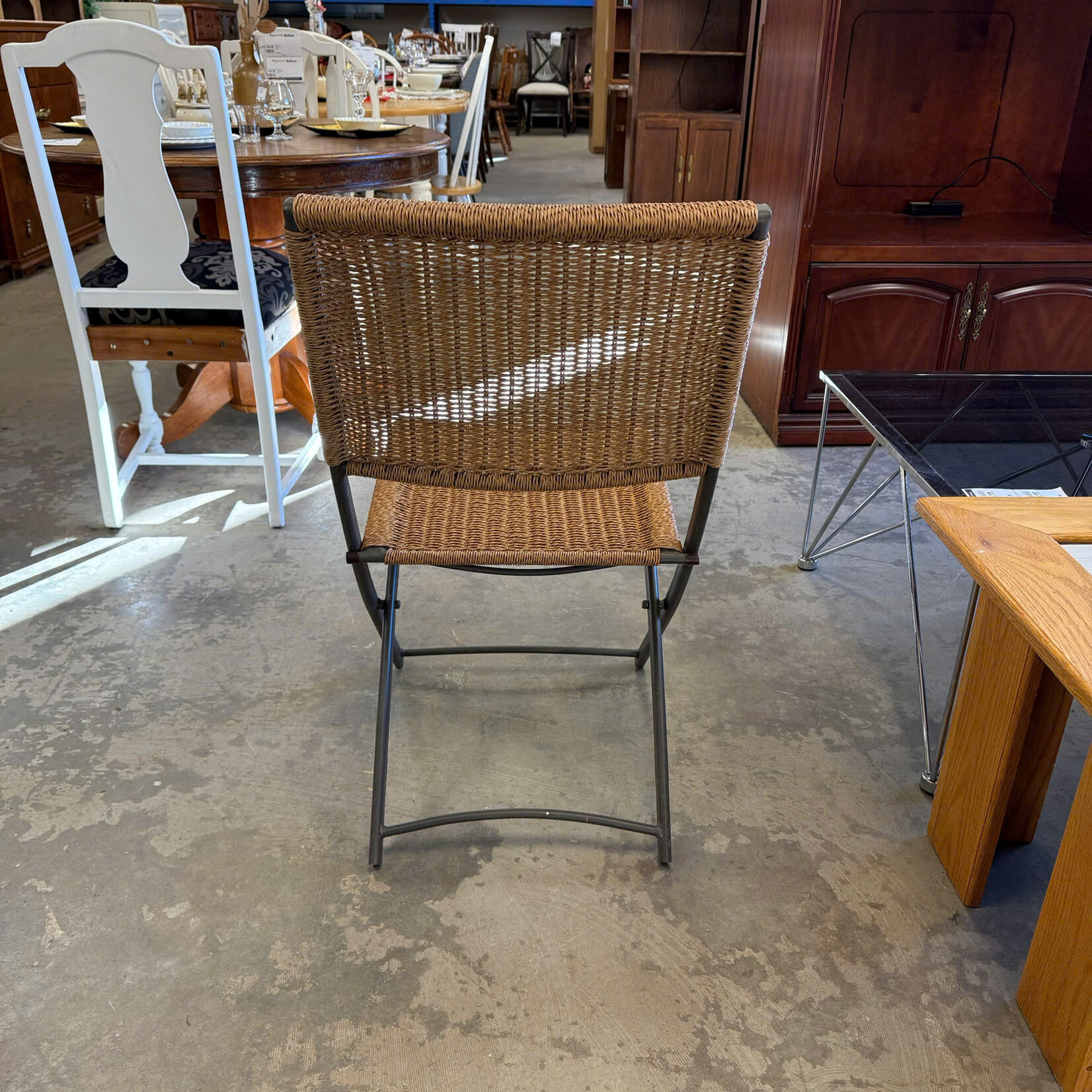 Wicker Folding Chair