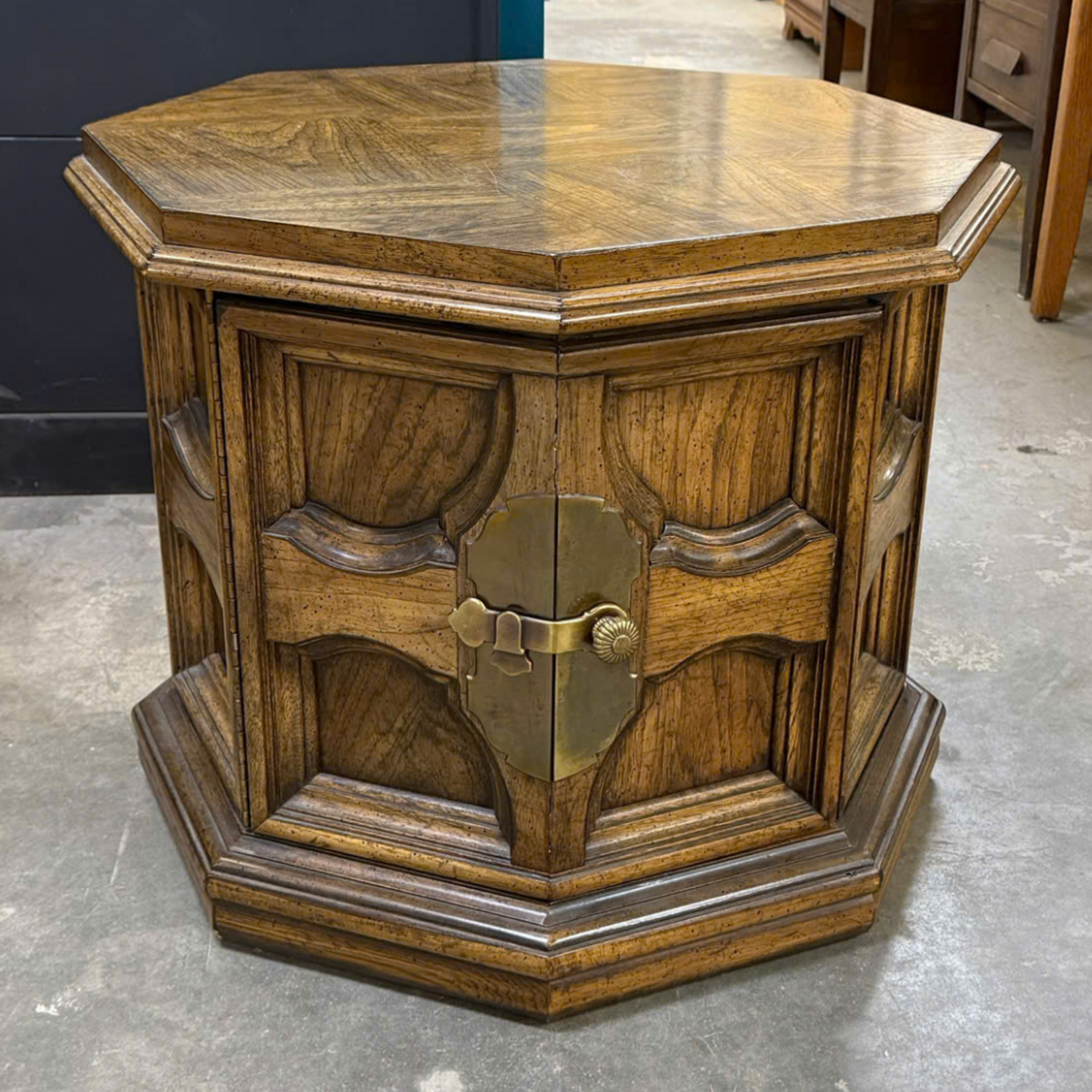 Octagon End Table