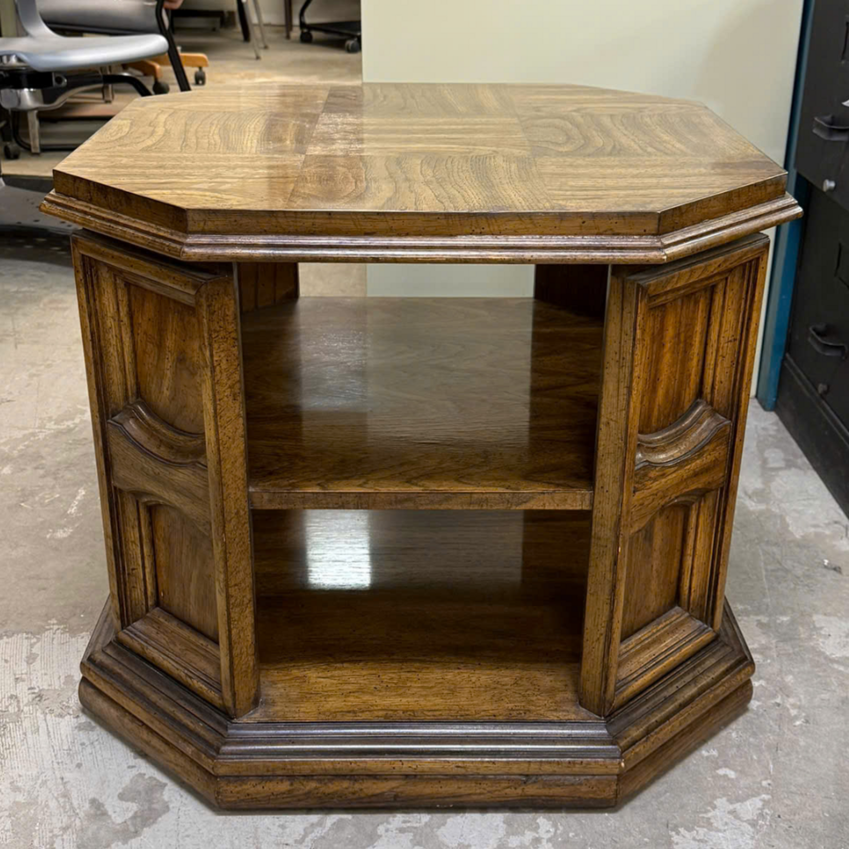Octagon End Table