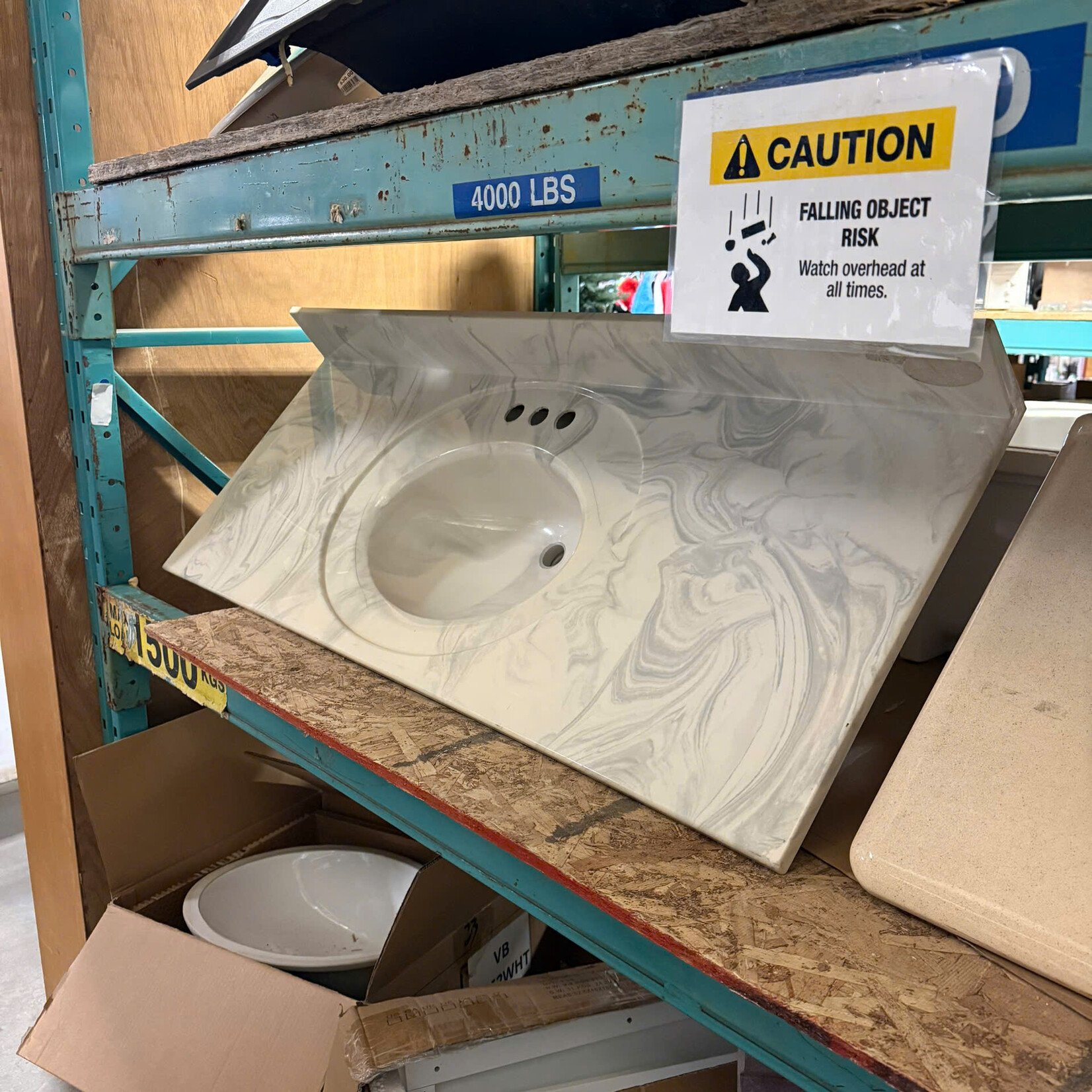 Vanity Top Sink 48.5"X19"