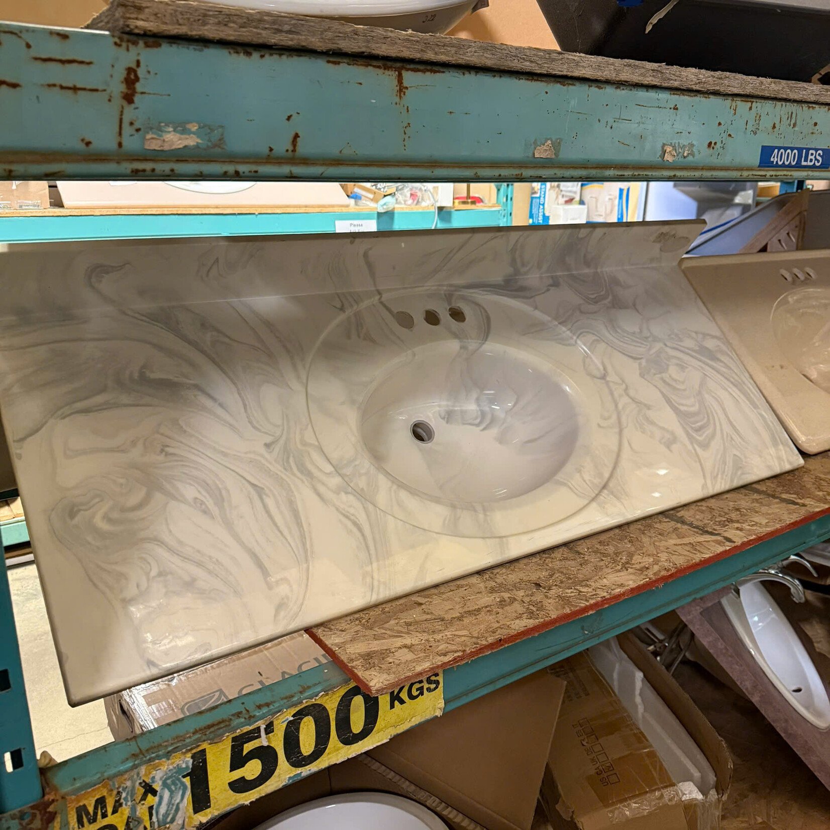 Vanity Top Sink 48.5"X19"