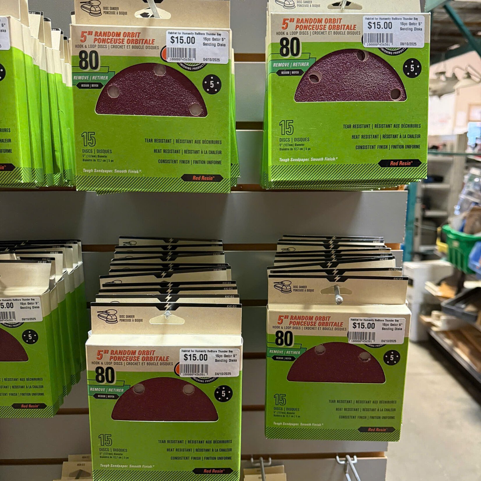 15pc Gator 5" Sanding Disks