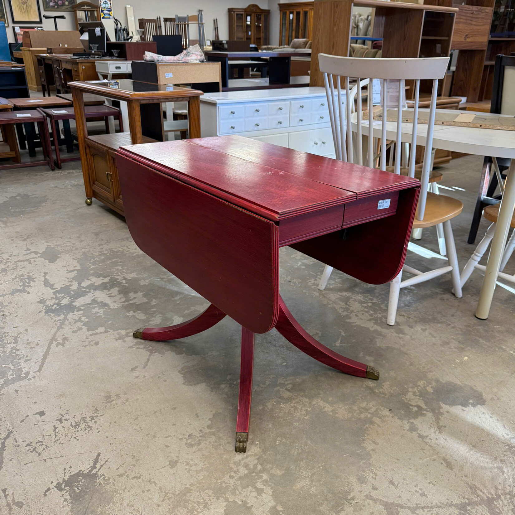 Red Dinning Table