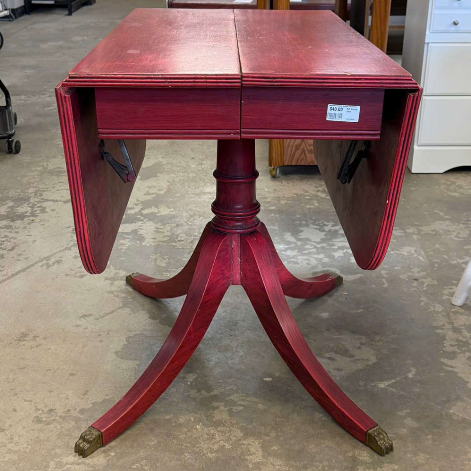 Red Dinning Table