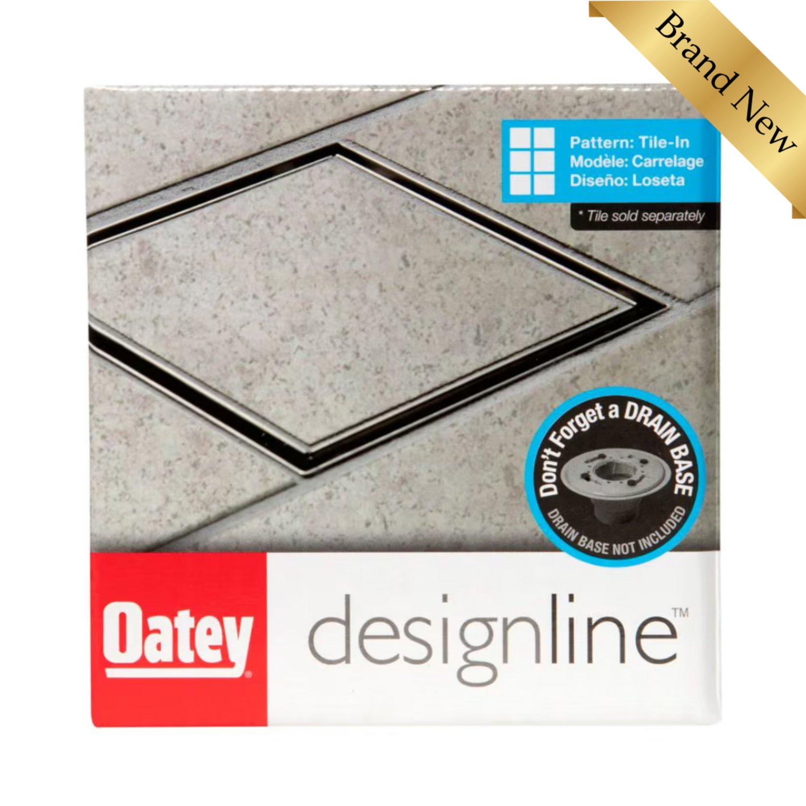 Oatey 6"x6" Square Drain