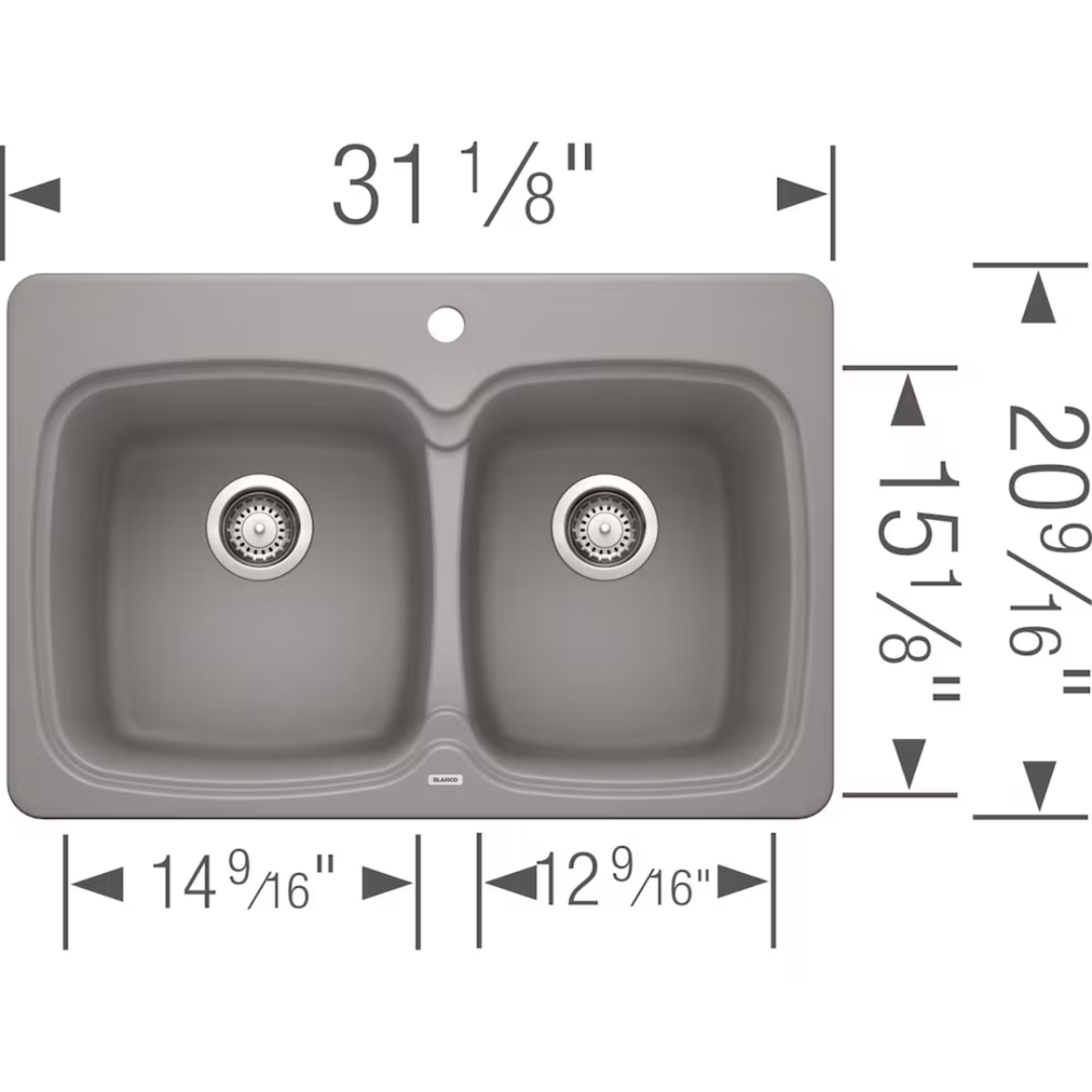 Undermount Double Bowl Sink