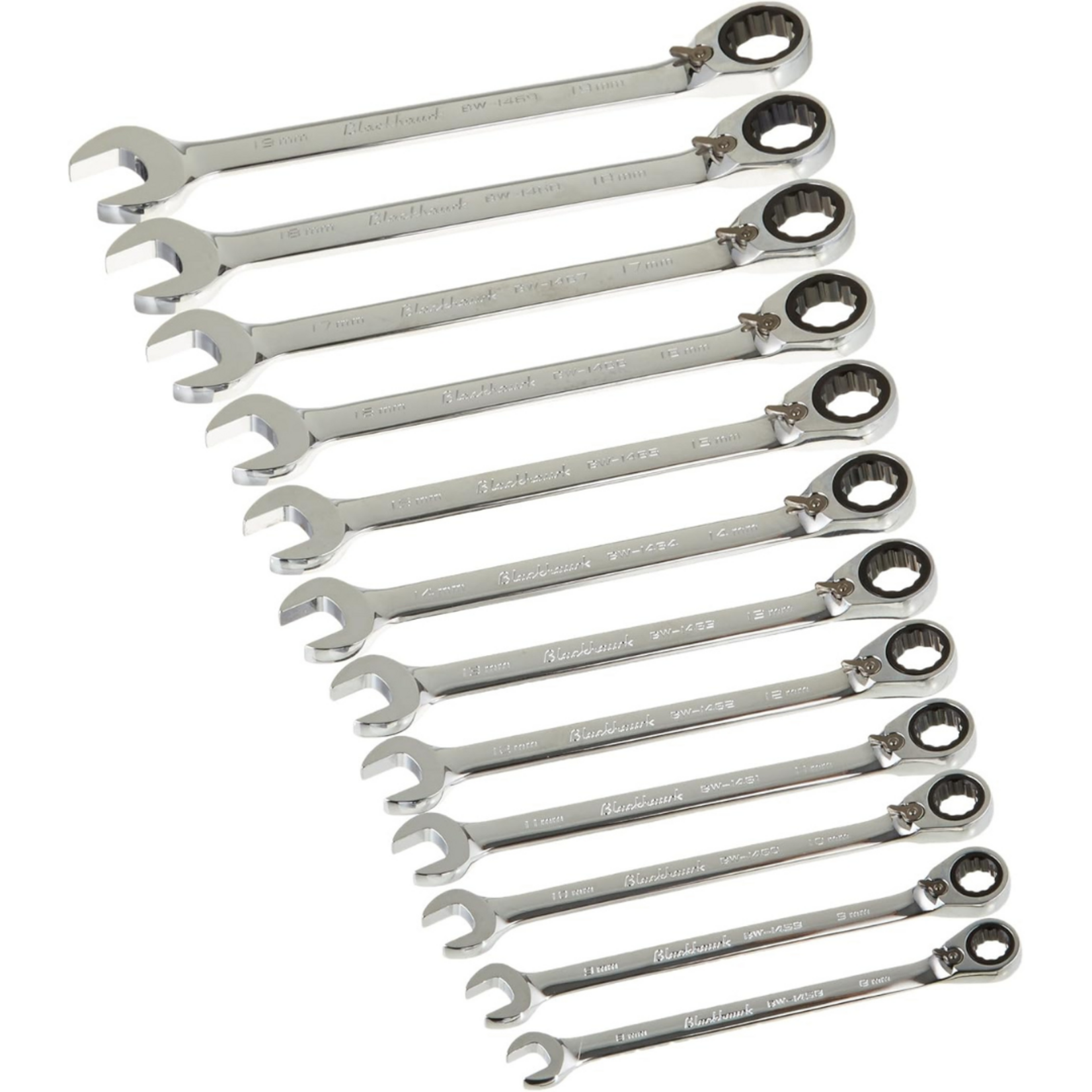 12pc Ratcheting Wrench Set