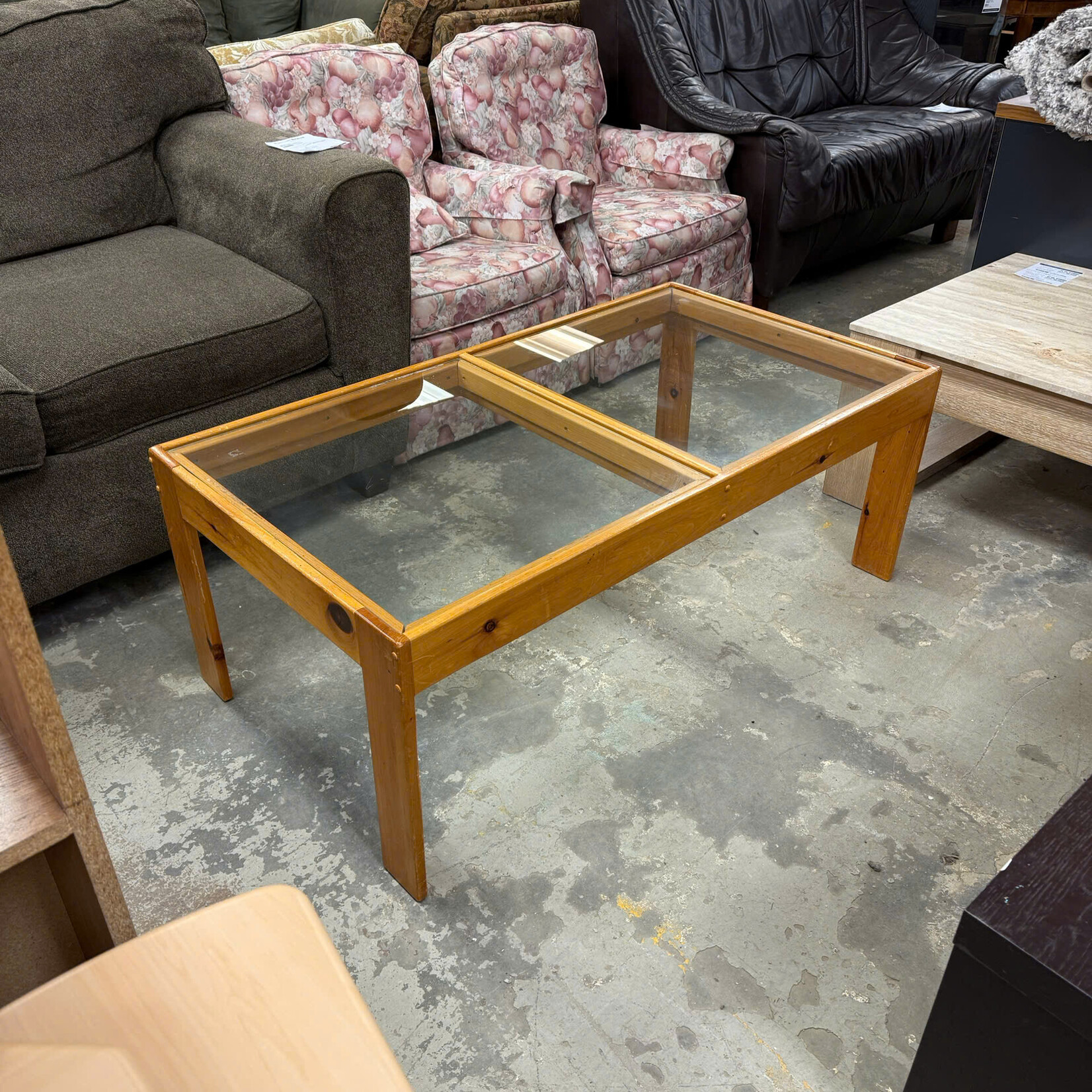 Double Glass Top Coffee Table