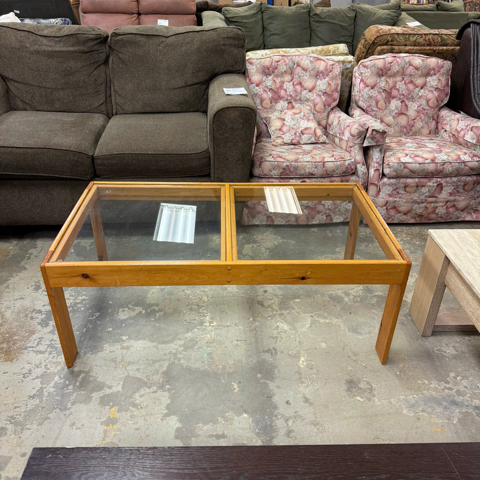 Double Glass Top Coffee Table