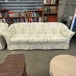 White Floral Pattern Couch