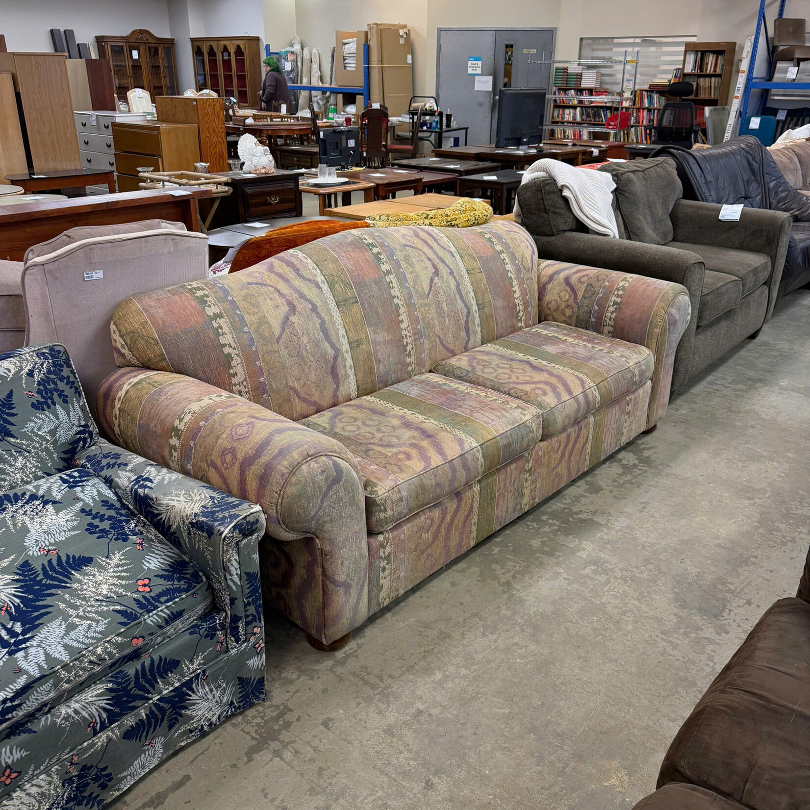 Multi-Color Patterned Couch