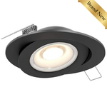 6" Gimbal Light Black