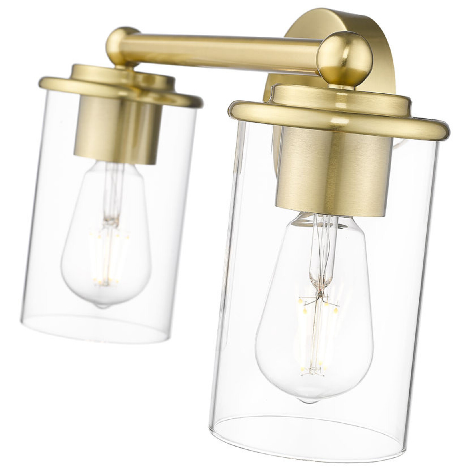 2 Light Vanity Light - Gold