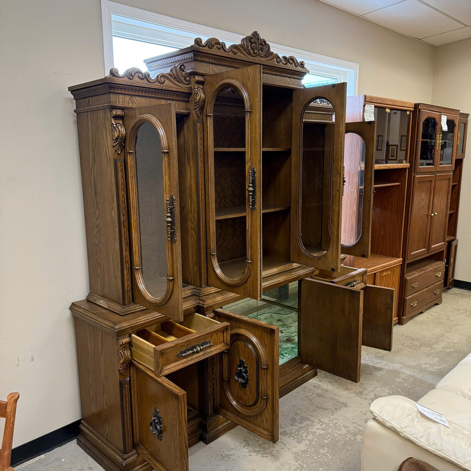 Vintage China Cabinet