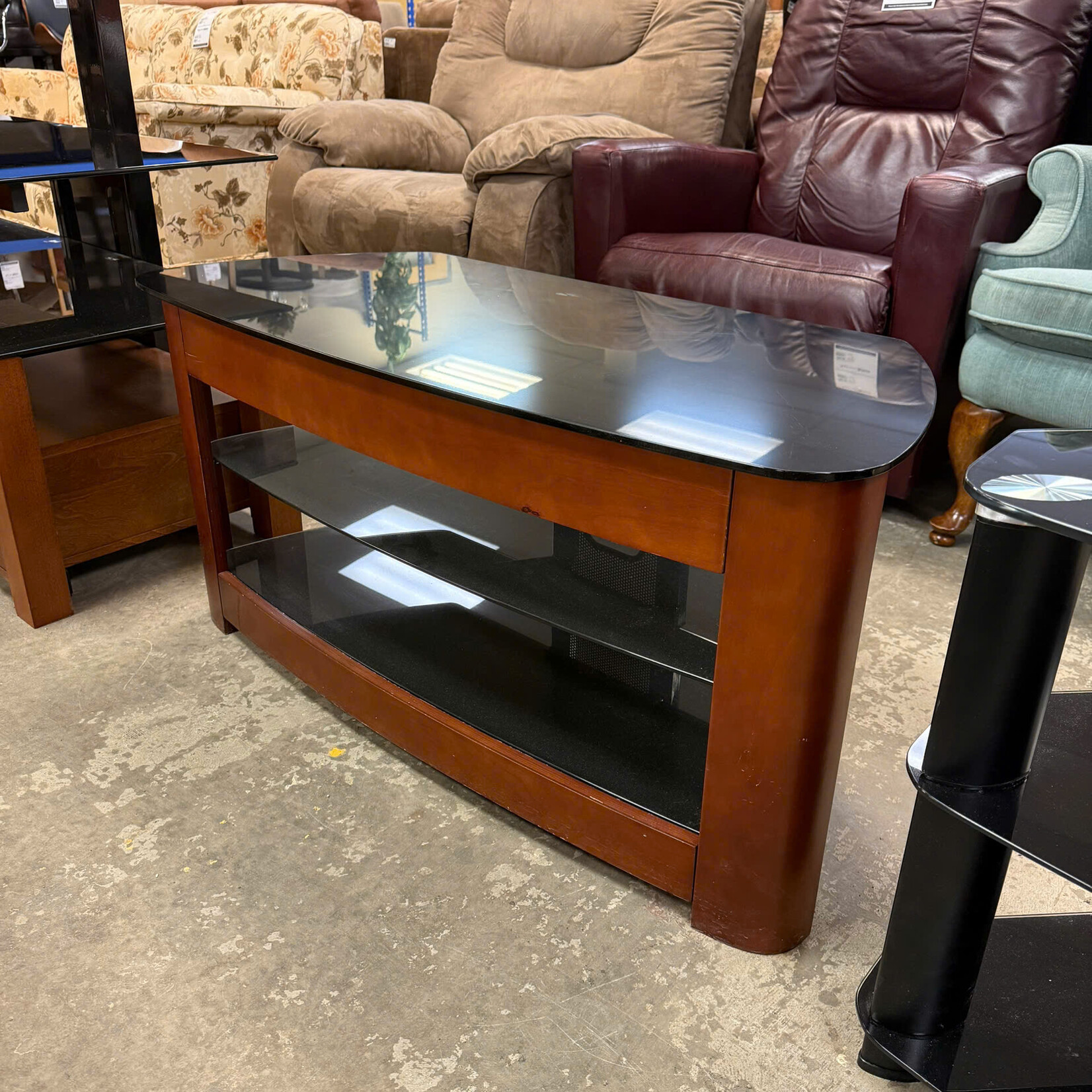 Glass TV Stand