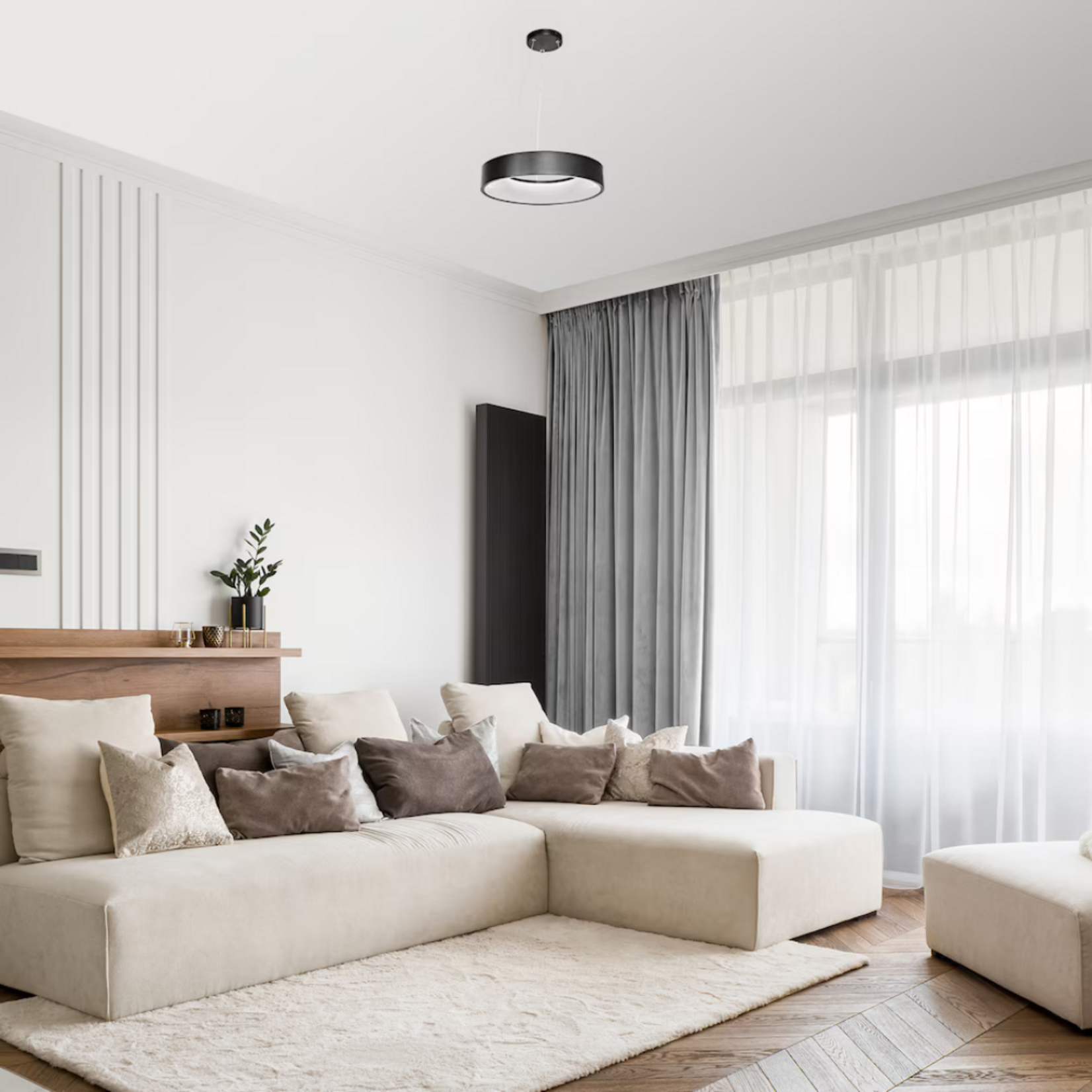 LED Circular Pendant Light