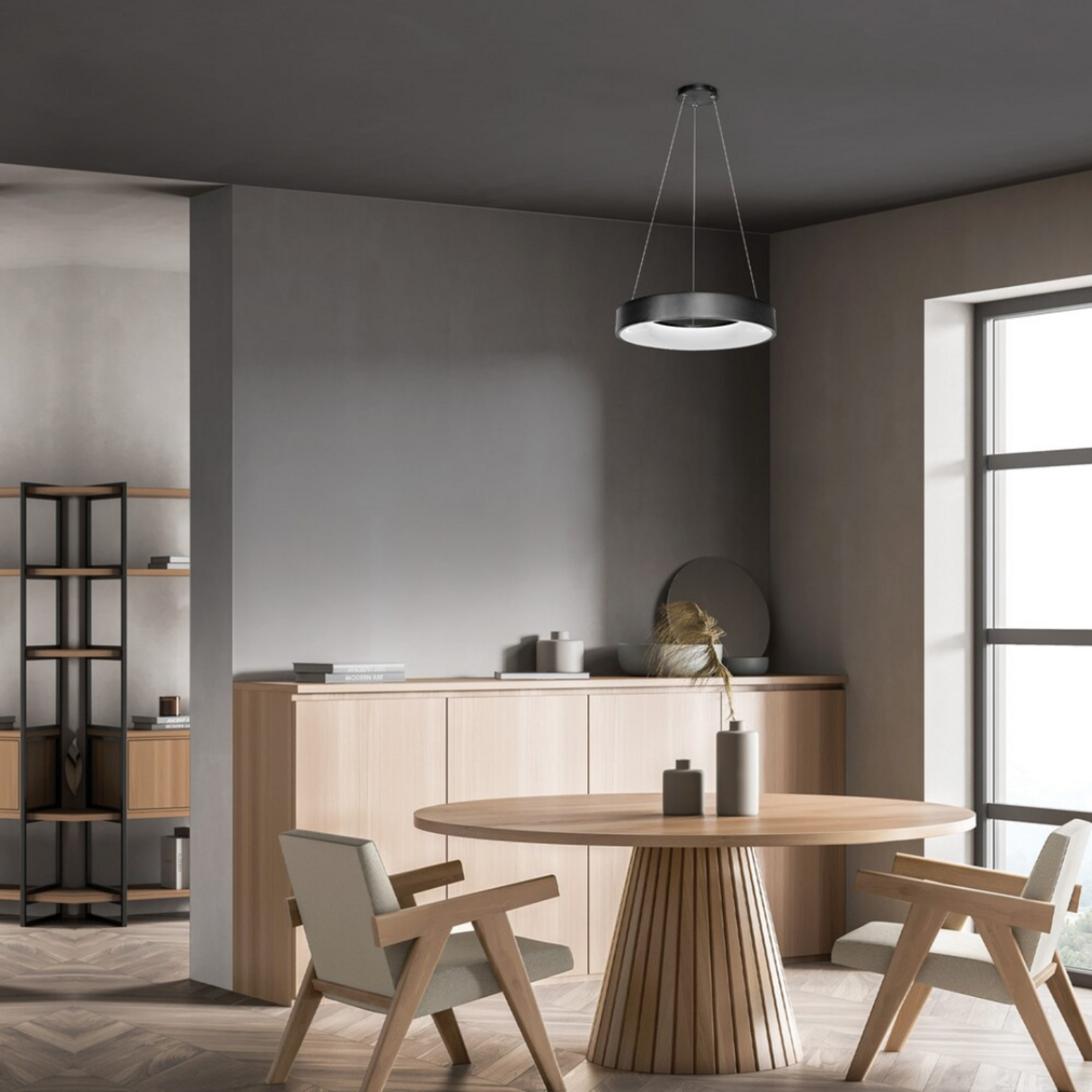 LED Circular Pendant Light